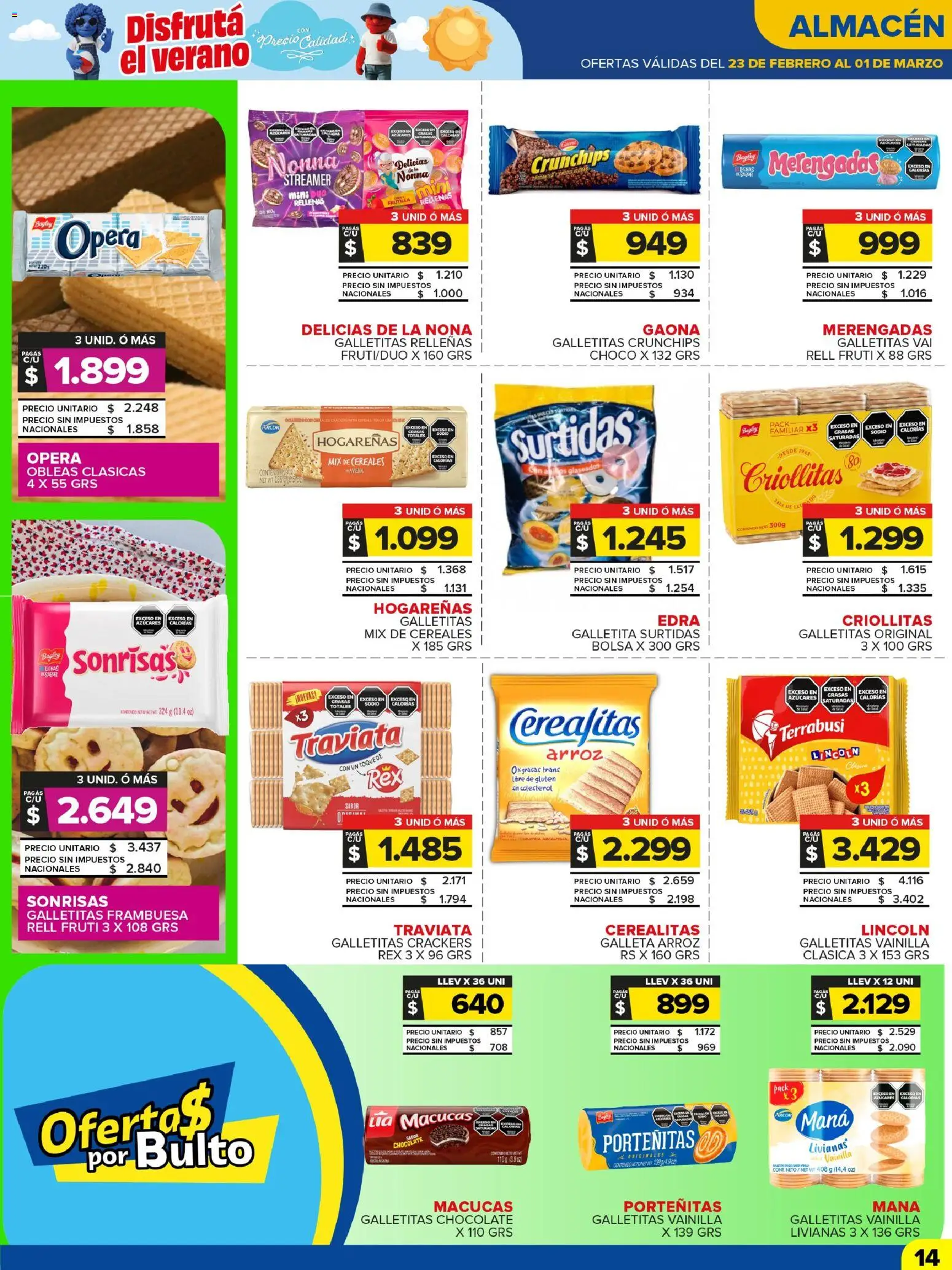 Carrefour Maxi catálogo │ válido desde el 23.02.2026 | Página: 16 | Productos: Galletitas, Frutilla, Chocolate, Arroz