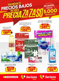 Vista previa de Soriana - Preciazazaso Súper: Frontera BCN, Son, nuevo folleto de la tienda, válido en México a partir del 02.01.2026