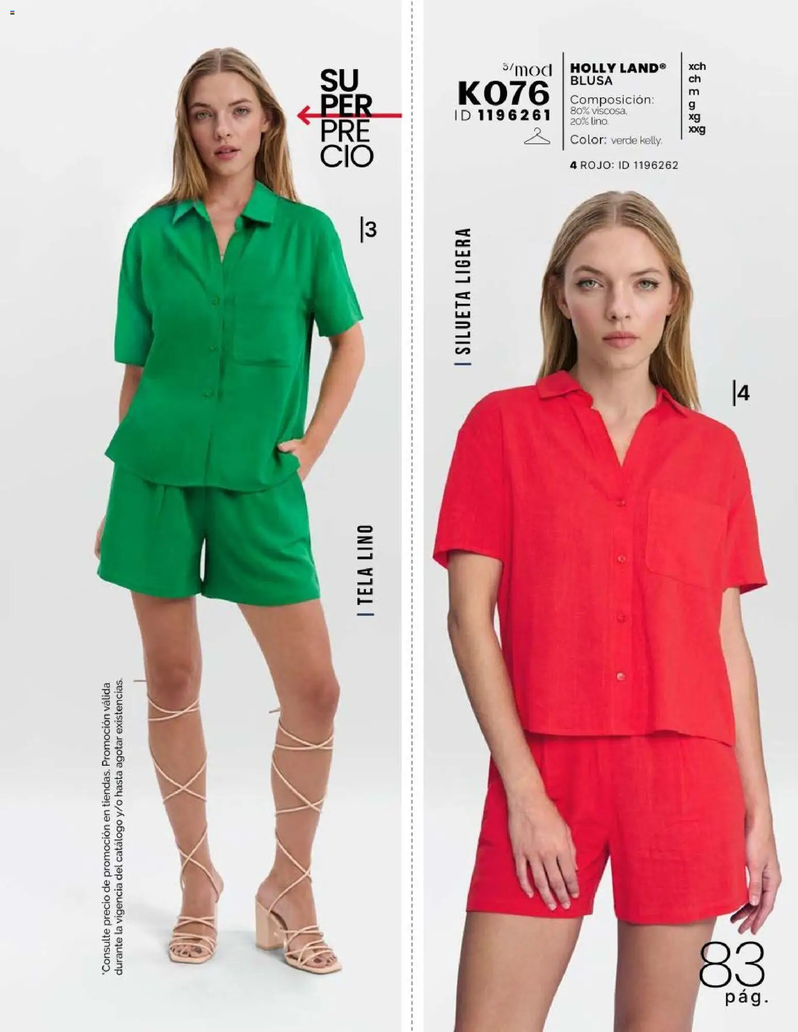 Nuevas ofertas de Price Shoes válidas en toda la República Mexicana desde el 11.03.2026. ¡Encuentra las mejores ofertas en Price Shoes catálogo Ella! | Página: 83 | Productos: Blusa