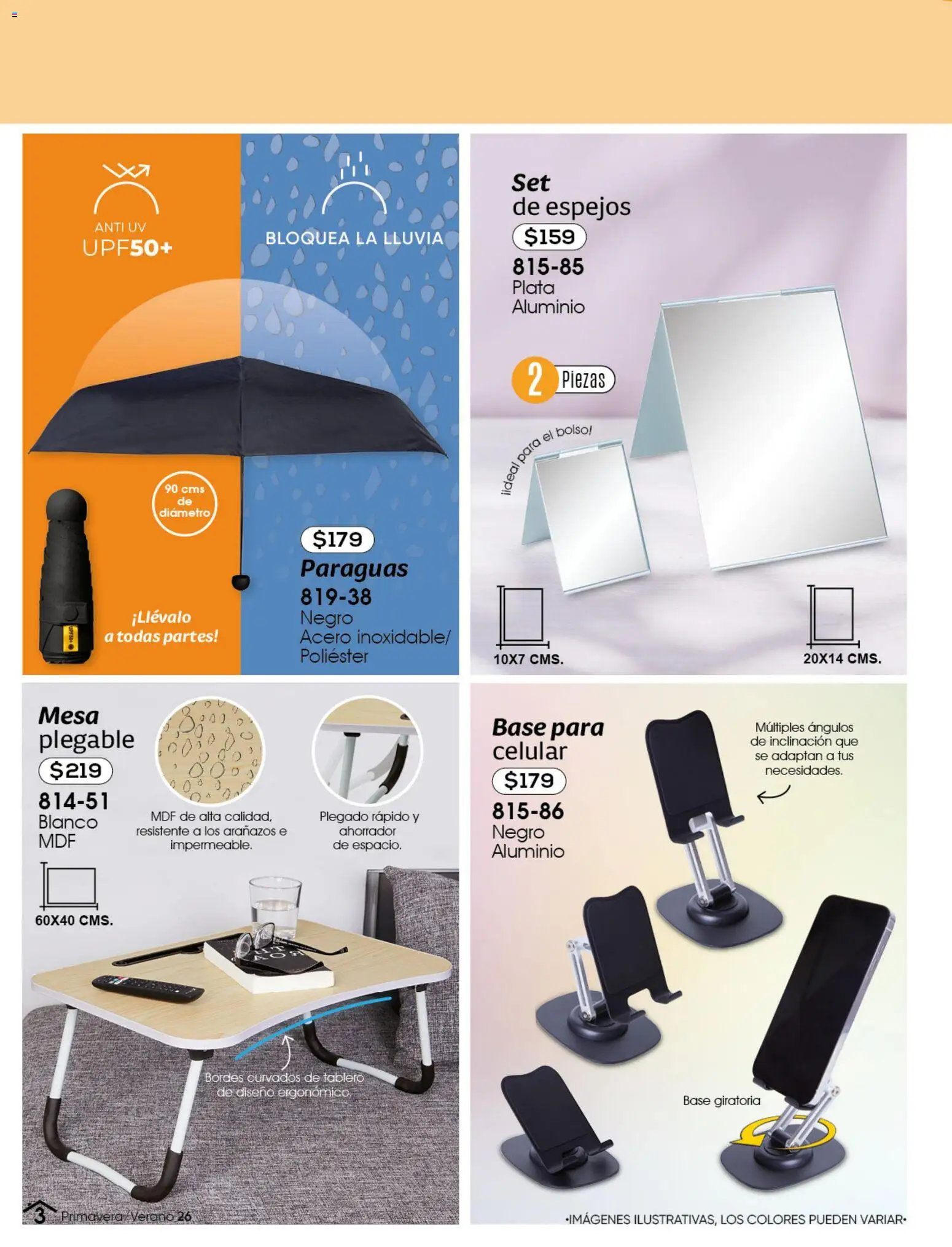 Nuevas ofertas de Cklass válidas en toda la República Mexicana desde el 02.01.2026. ¡Encuentra las mejores ofertas en Cklass catálogo Home! | Página: 4 | Productos: Bolso, Mesa