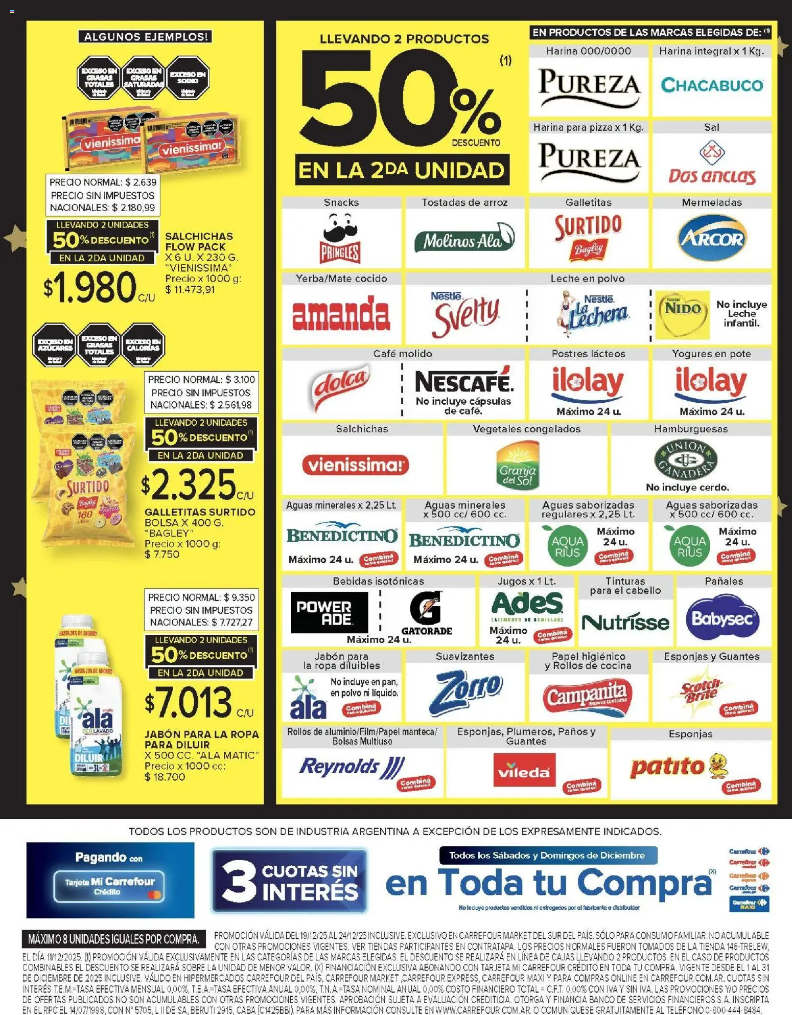 Carrefour ofertas │ válido desde el 19.12.2025 | Página: 49 | Productos: Caso, Bolsa, Café, Pañales