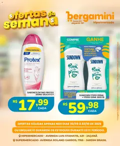 Supermercado Bergamini - Ofertas da semana - Pré-Visualização do folheto da loja Supermercado Bergamini, válido de 30.09.2025 | Página: 23 | Produtos: Piso, Protetor solar, Piscina, Sabonete