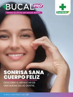 Bucal Pro Cruz Verde válido desde el 01.10.2025