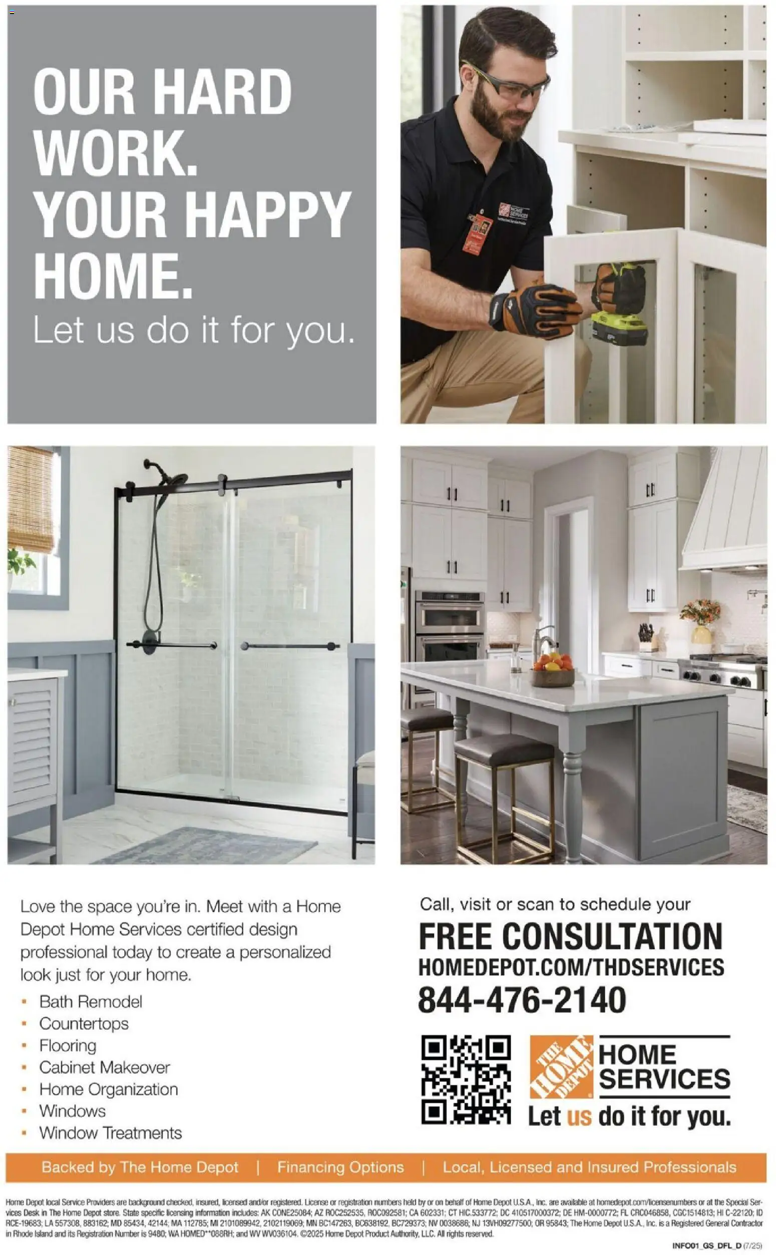 Home Depot Weekly Ad - FL - valid from 23.10.2025 | Page: 10 | Products: Bath, Desk