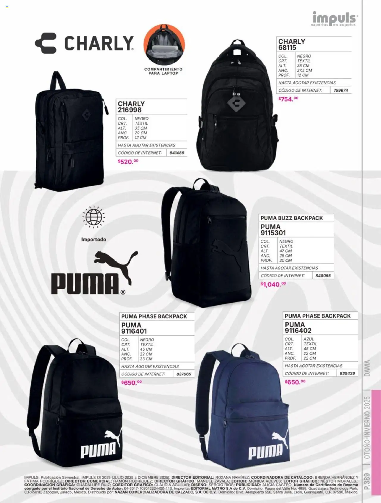 Nuevas ofertas de Impuls válidas en toda la República Mexicana desde el 07.07.2025. ¡Encuentra las mejores ofertas en Impuls catálogo Dama Otoño-Invierno 2025! | Página: 391 | Productos: Zapatos