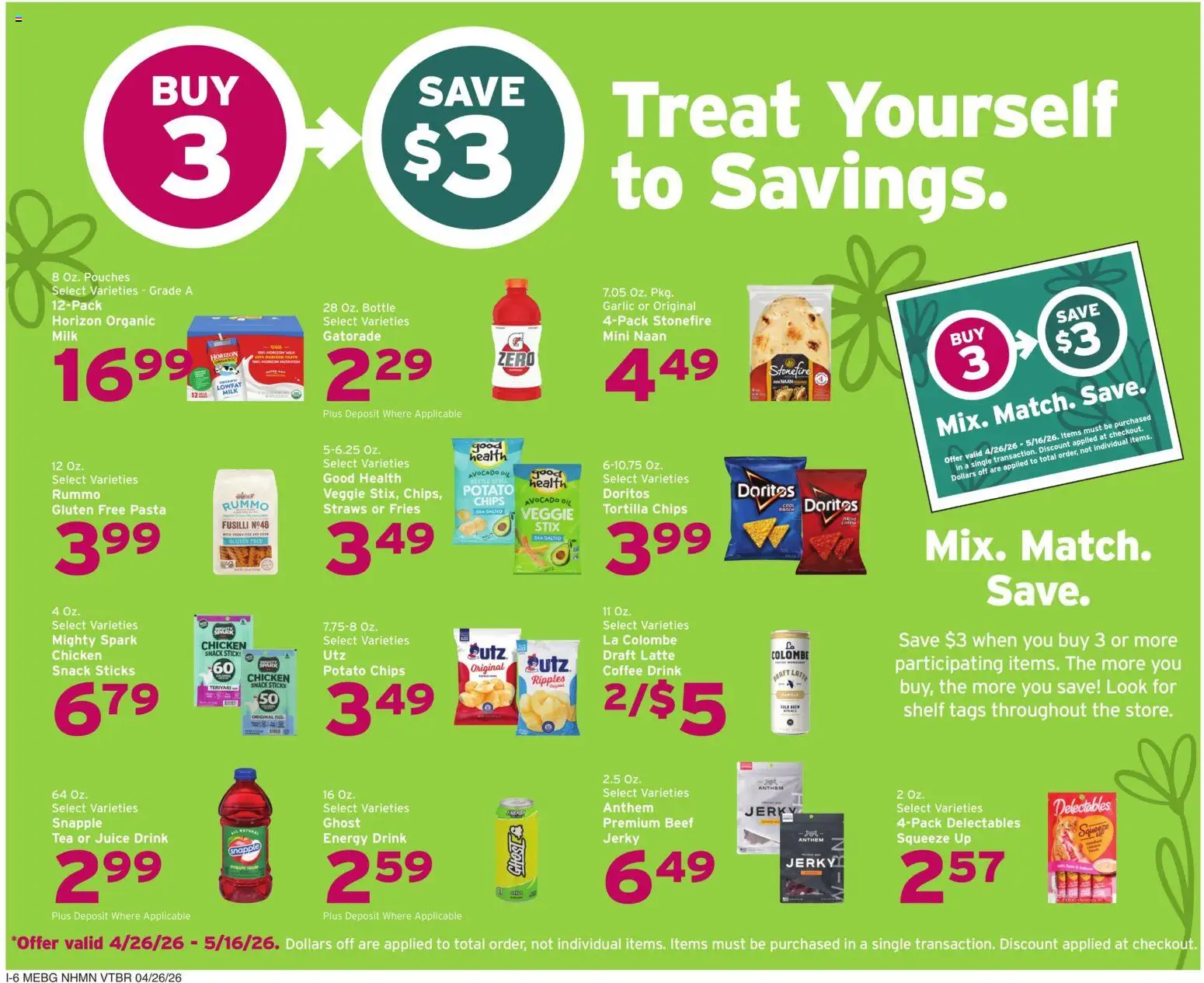 Hannaford Weekly Ad - valid from 26.04.2026 | Page: 14 | Products: Milk, Beef, Pasta, Avocado
