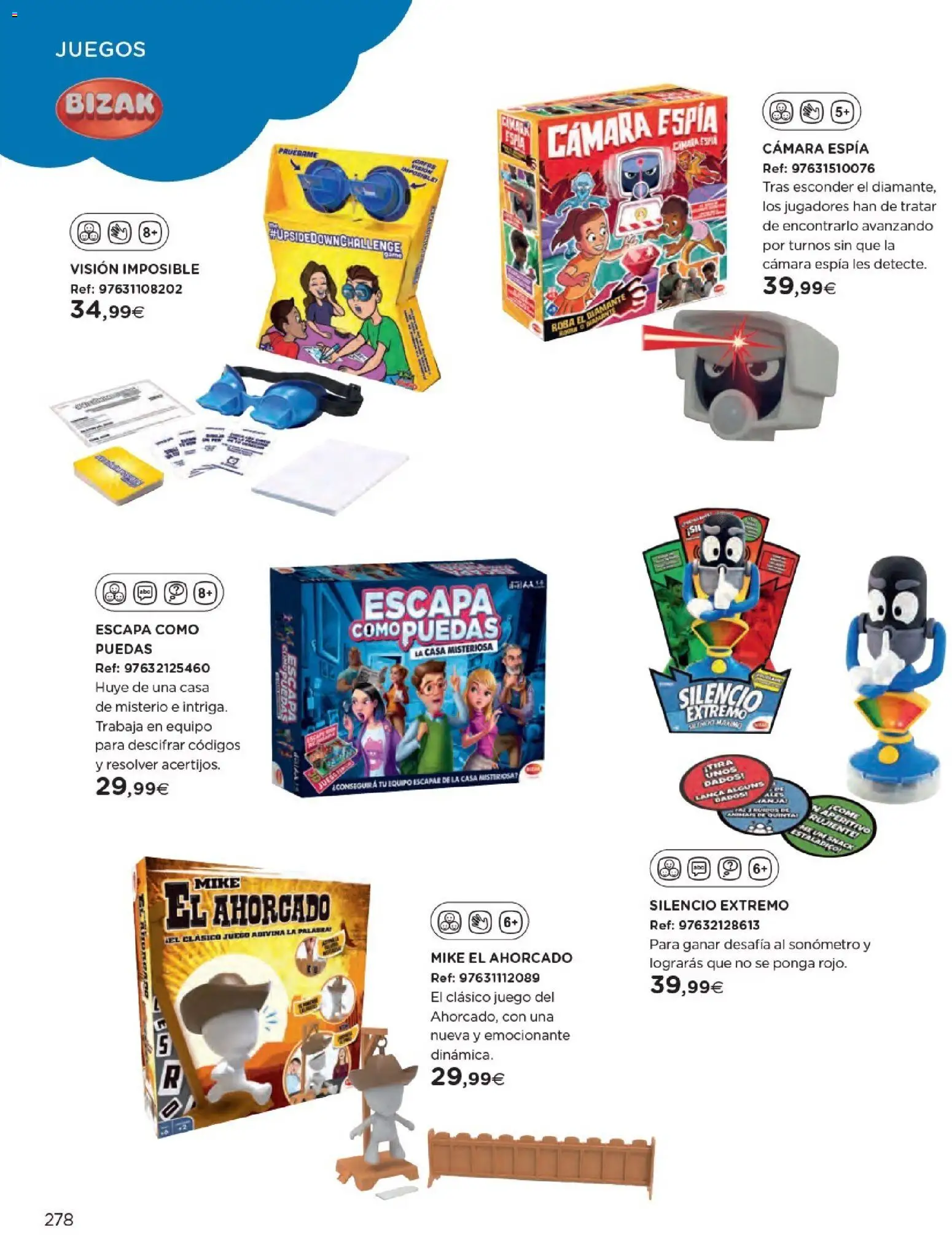 Nuevas ofertas de El Corte Inglés válidas en toda la República Mexicana desde el 27.10.2025. ¡Encuentra las mejores ofertas en El Corte Inglés catálogo Juguetes! | Página: 278 | Productos: Cámara, Juego