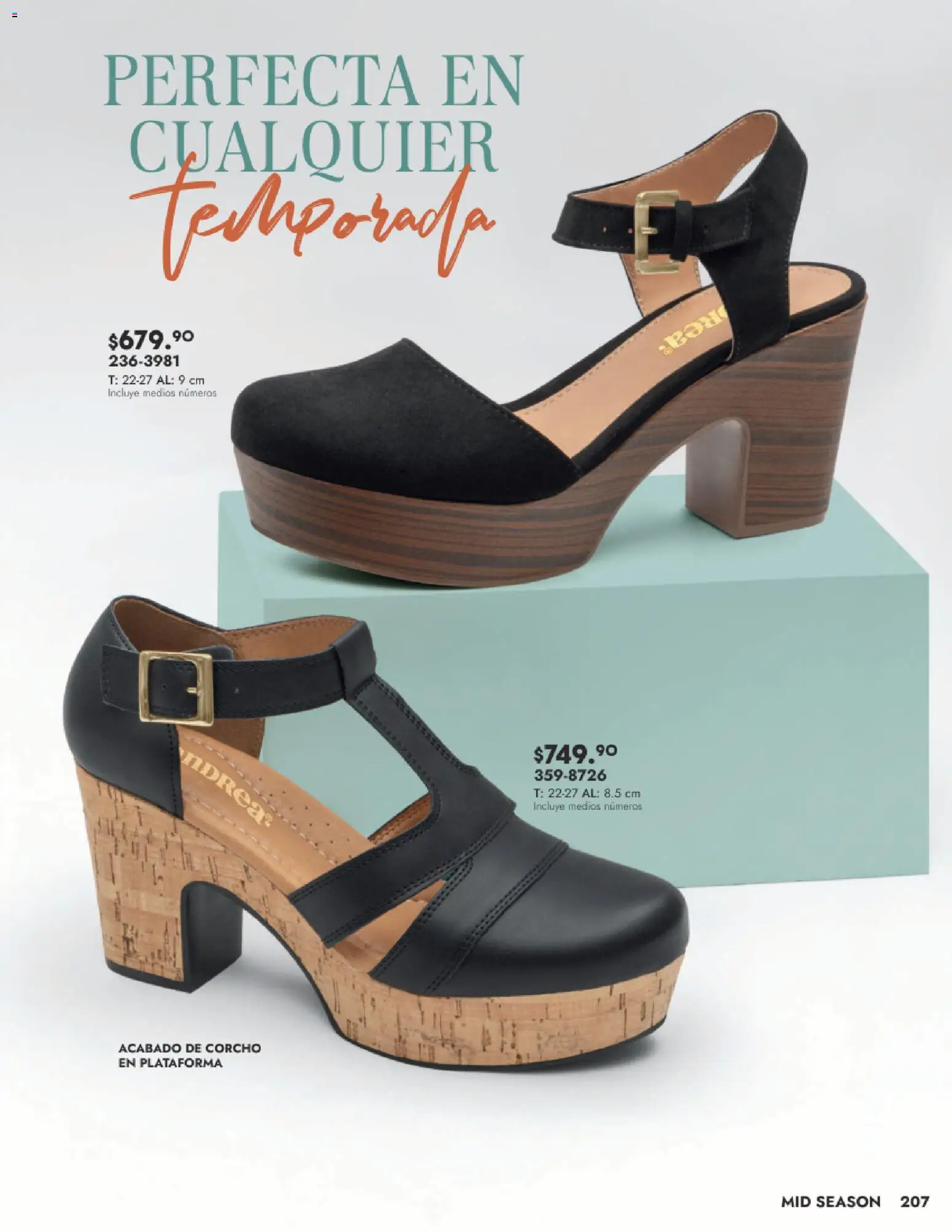 Nuevas ofertas de Andrea válidas en toda la República Mexicana desde el 24.08.2025. ¡Encuentra las mejores ofertas en Andrea - Catálogo Calzado Dama! | Página: 207