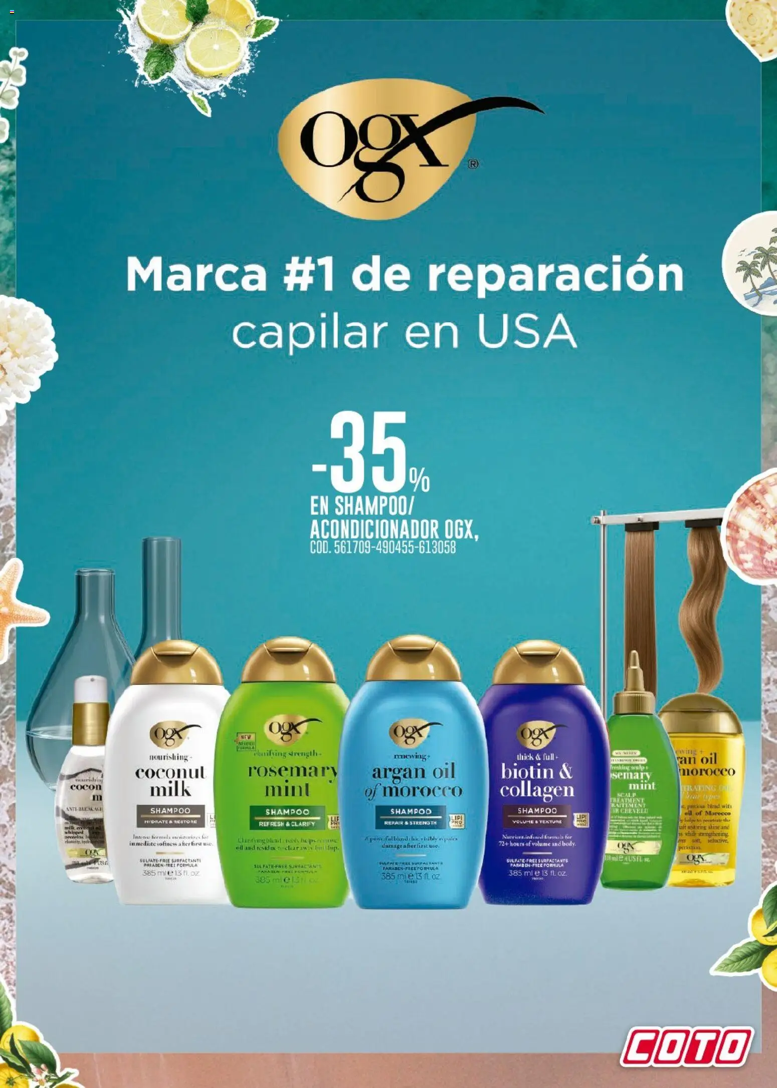 Coto - Ofertas │ válido desde el 19.01.2026 | Página: 7 | Productos: Shampoo, Acondicionador