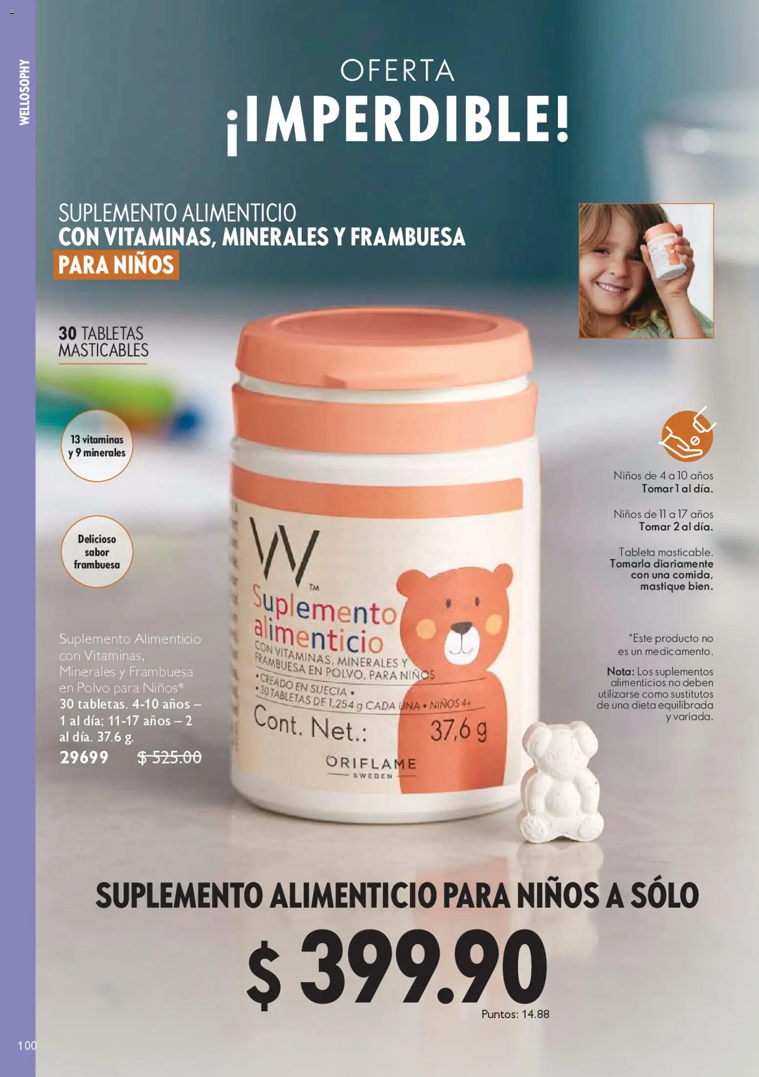 Nuevas ofertas de Oriflame válidas en toda la República Mexicana desde el 25.10.2025. ¡Encuentra las mejores ofertas en Oriflame Buen Fin! | Página: 100 | Productos: Vitaminas, Polvo, Tableta