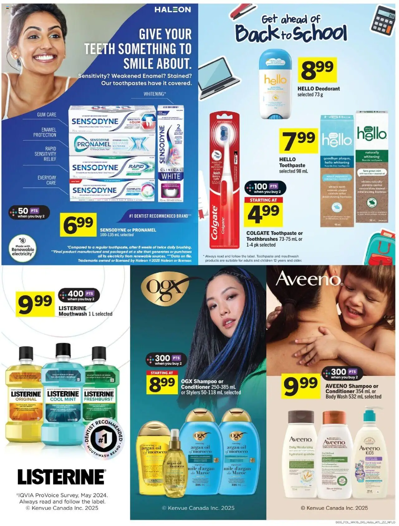 Foodland flyer valid from 14.08.2025 | Page: 9 | Products: Tea, Conditioner, Deodorant, Bra