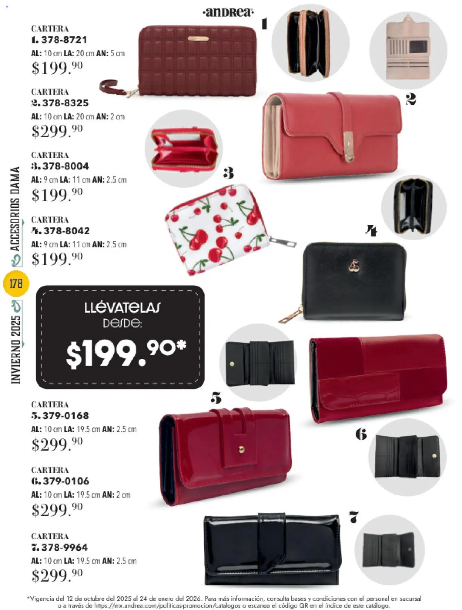 Nuevas ofertas de Andrea válidas en toda la República Mexicana desde el 26.11.2025. ¡Encuentra las mejores ofertas en Andrea catálogo Invierno! | Página: 178