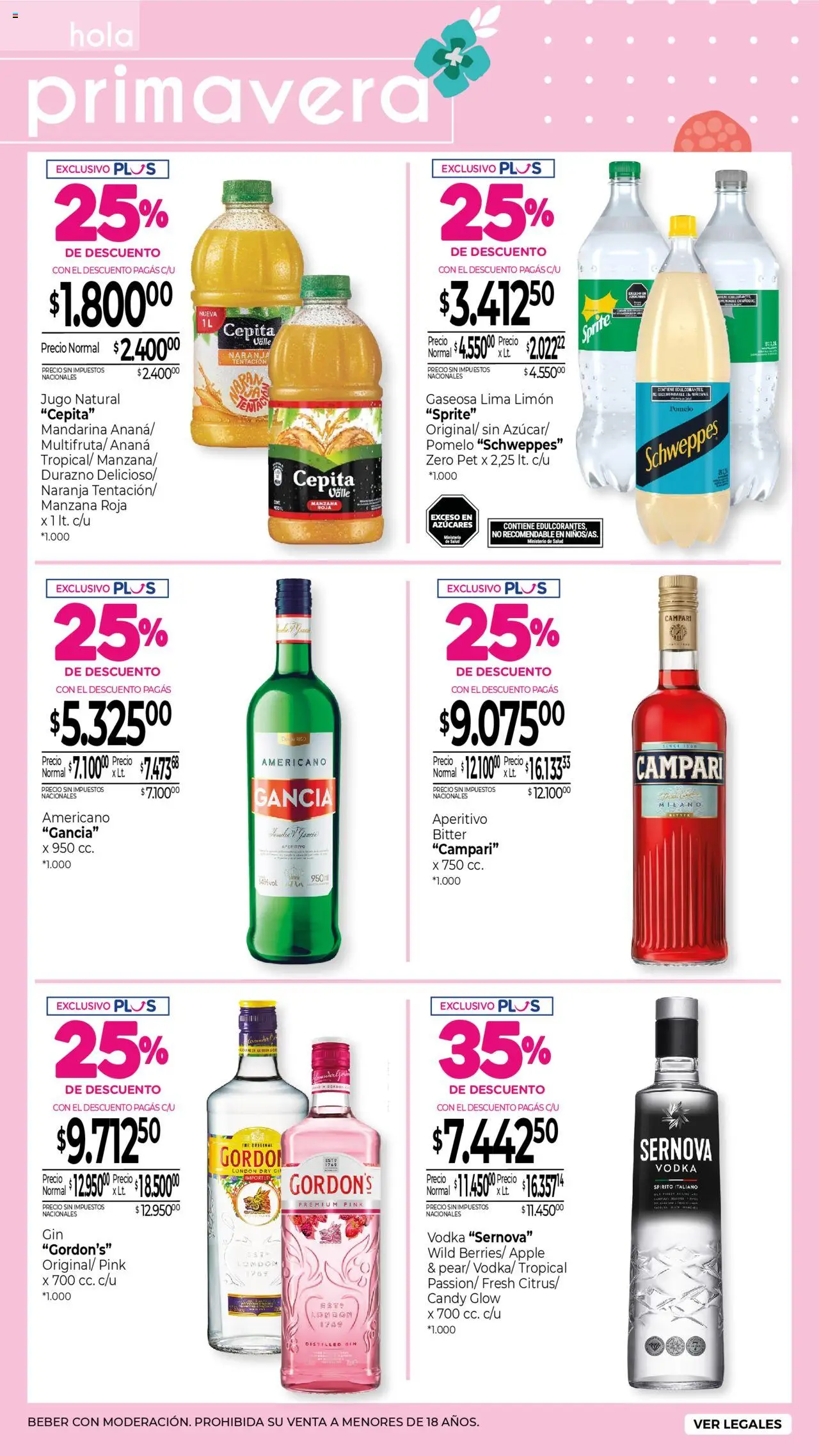 La Anonima - Insuperables - z5 │ válido desde el 11.09.2025 | Página: 3 | Productos: Gin, Gaseosa, Pomelo, Jugo