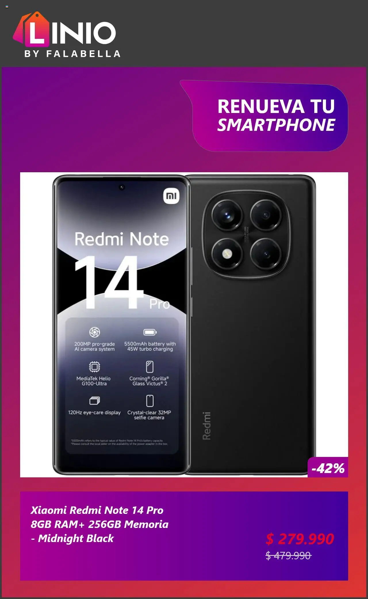 Linio ofertas  │ válido desde el 29.03.2025 | Página: 3 | Productos: Smartphone
