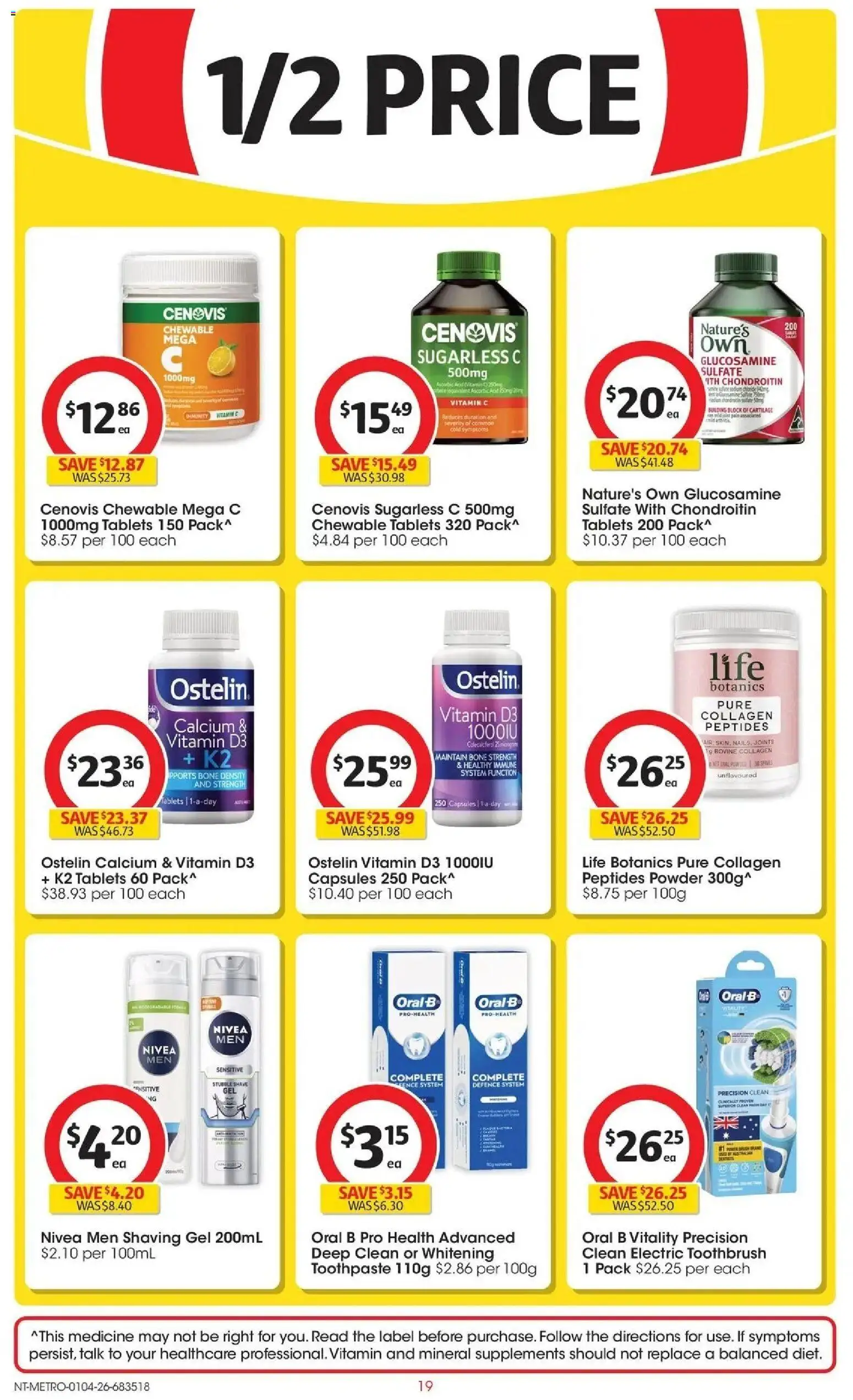 Deals catalogue - valid from 31.03.2026 | Page: 19 | Products: Toothpaste, Toothbrush, Collagen, Electric toothbrush