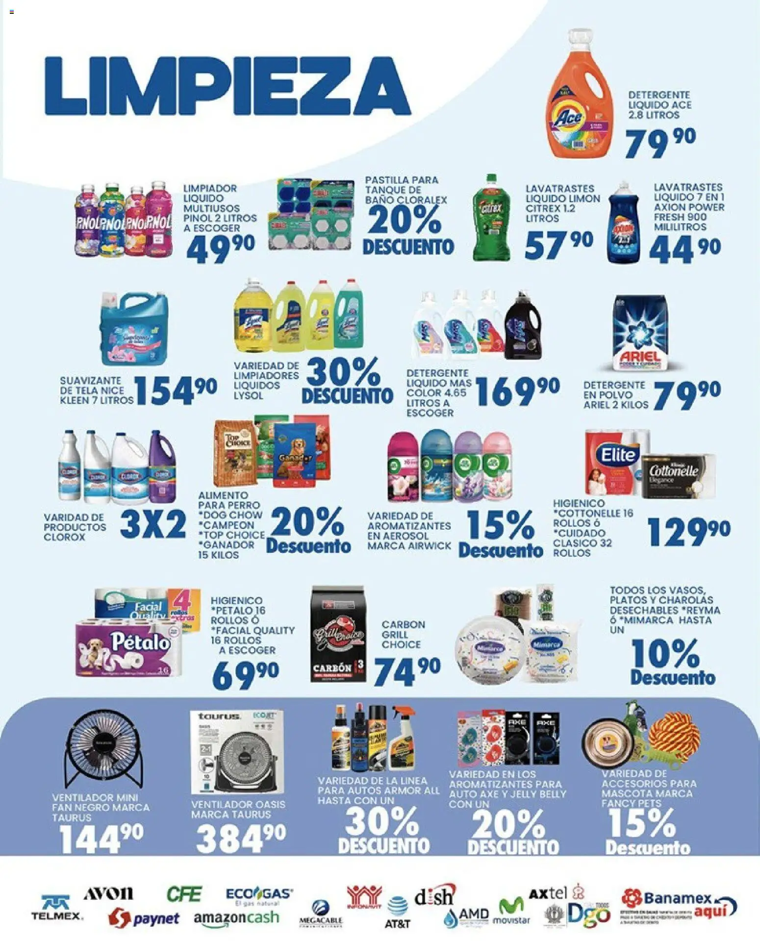 Nuevas ofertas de Alsuper válidas en toda la República Mexicana desde el 10.03.2026. ¡Encuentra las mejores ofertas en Alsuper folleto Durango! | Página: 5 | Productos: Suavizante, Limpiador, Baño, Polvo