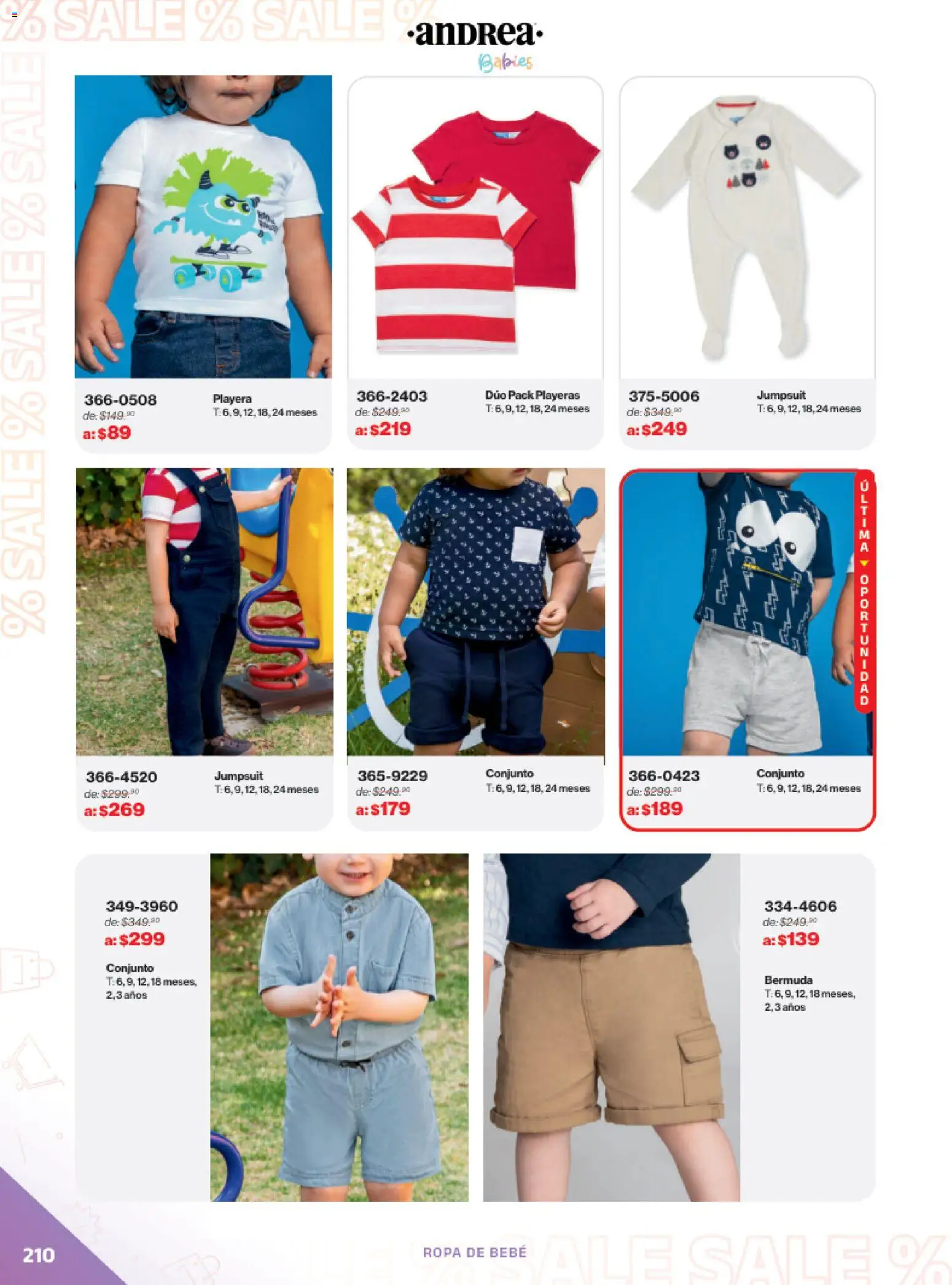 Nuevas ofertas de Andrea válidas en toda la República Mexicana desde el 21.12.2025. ¡Encuentra las mejores ofertas en Andrea catálogo Outlet! | Página: 210 | Productos: Ropa, Playera, Conjunto, Bermuda