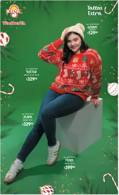 Vista previa de Del Sol y Woolworth catálogo Regalos 2025, nuevo folleto de la tienda, válido en México a partir del 06.11.2025 | Página: 49 | Productos: Suéter, Tenis