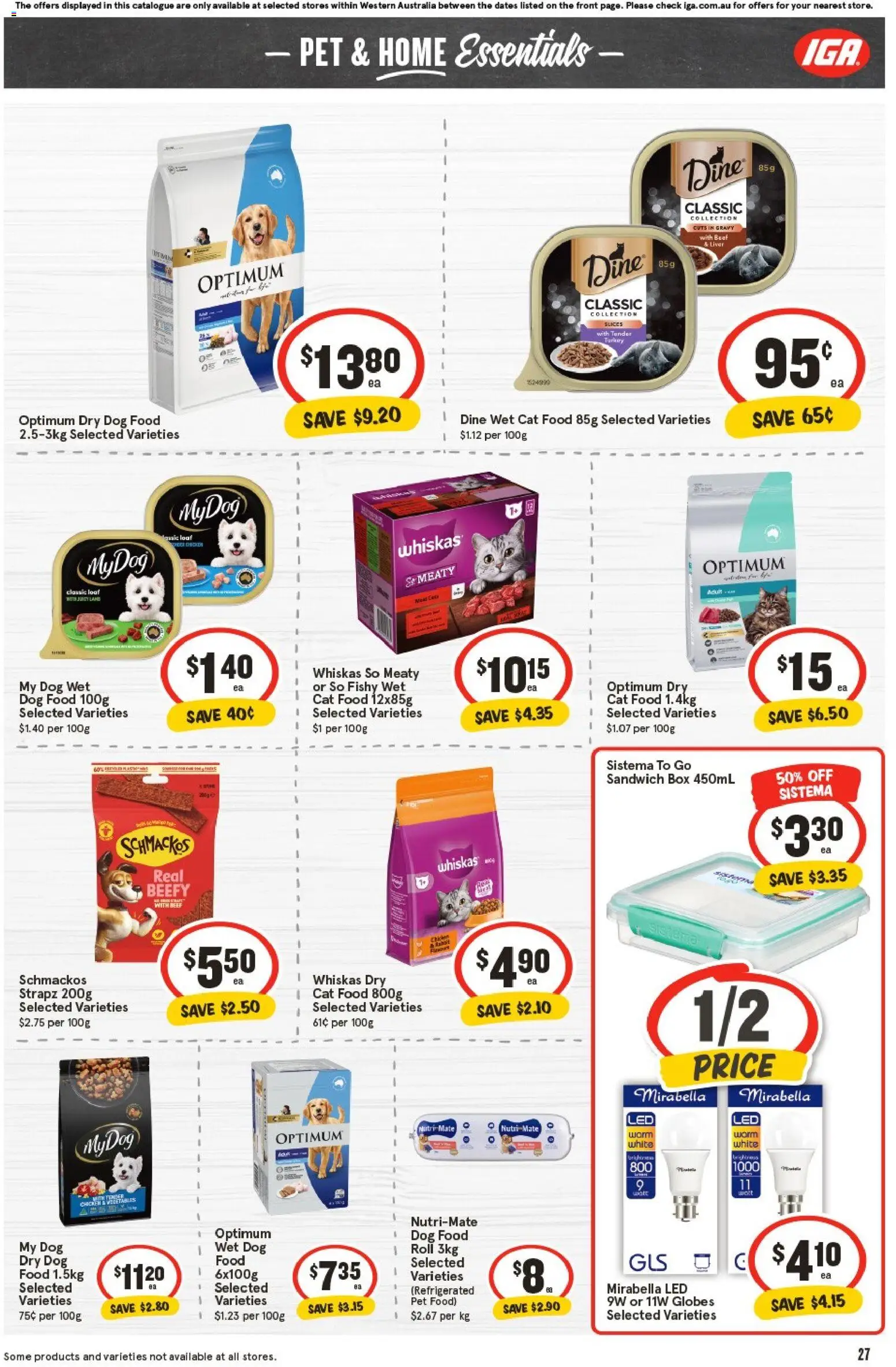 IGA catalogue - valid from 29.10.2025 | Page: 30 | Products: Chicken, Beef, Dog food, Vegetables