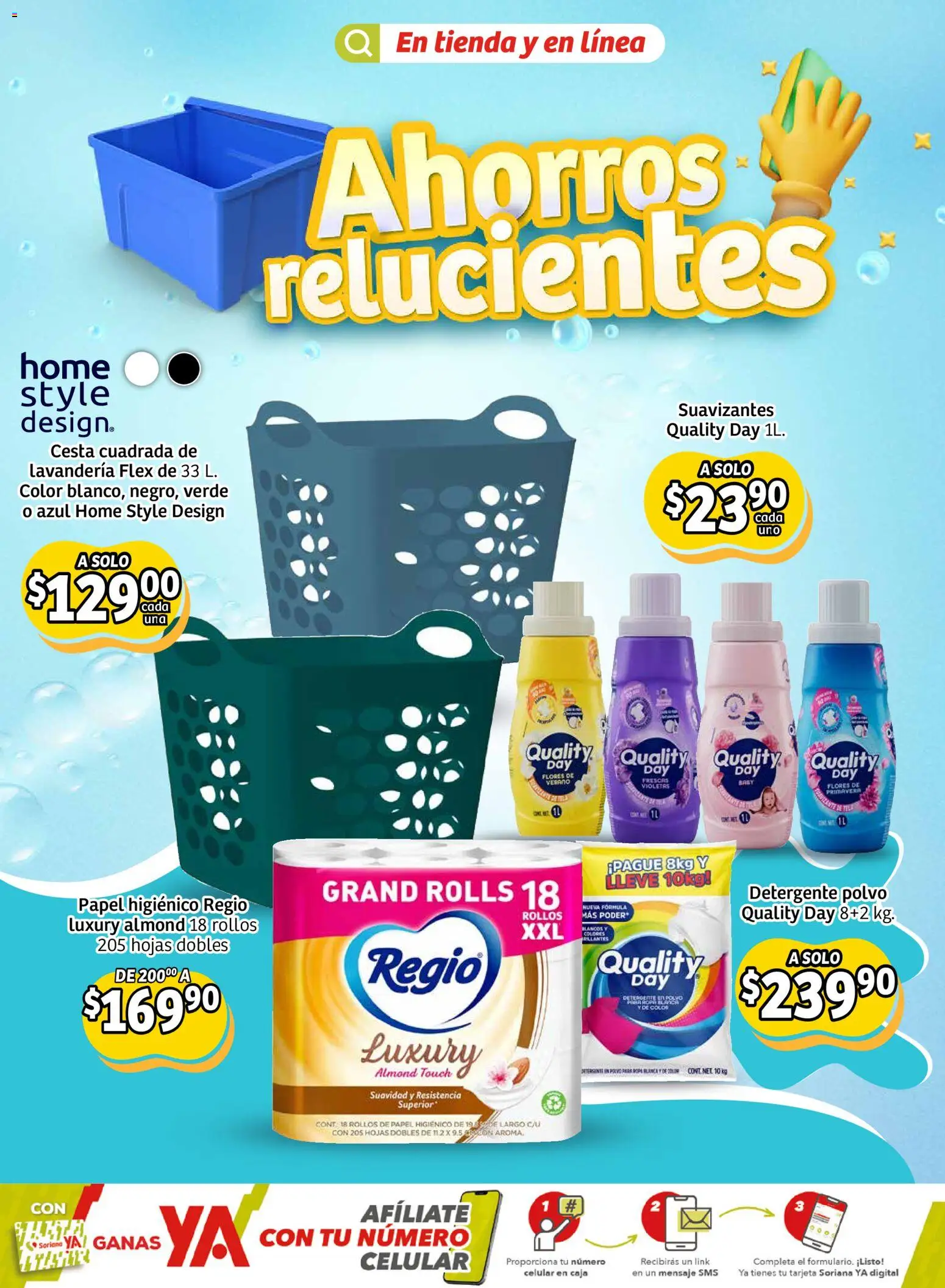 Nuevas ofertas de Soriana válidas en toda la República Mexicana desde el 15.01.2026. ¡Encuentra las mejores ofertas en Soriana - Pesito Valedor Mercado: Ags, Col, Gto, Jal, Mich! | Página: 8 | Productos: Detergente, Papel higiénico, Ropa, Polvo