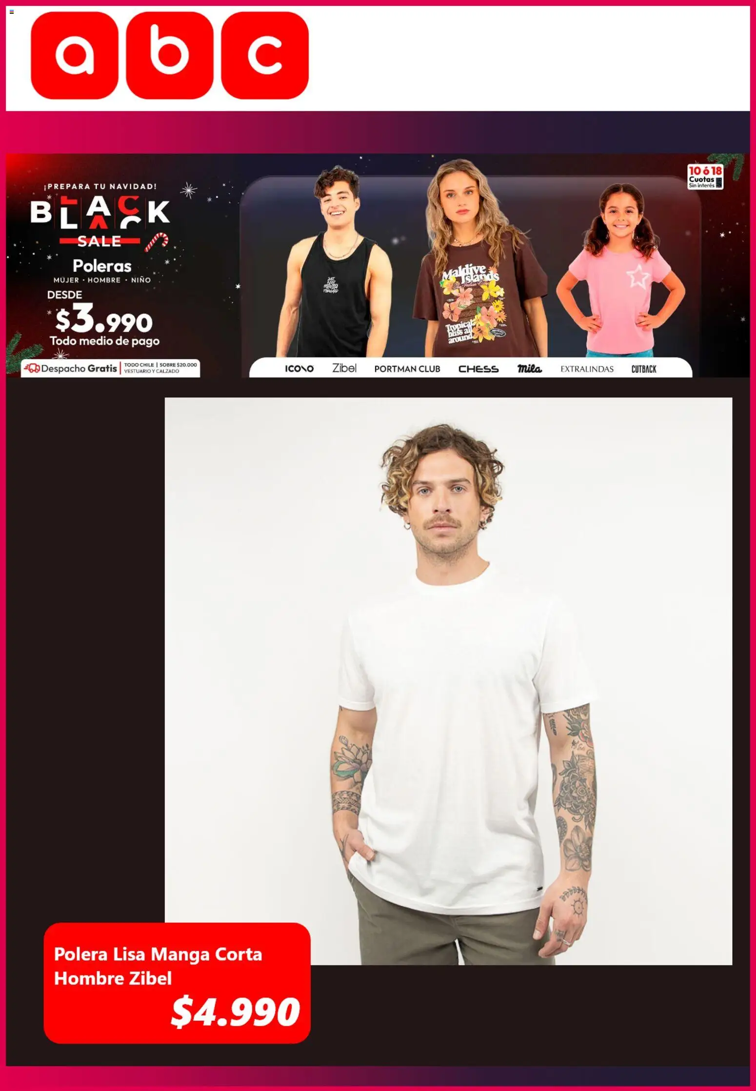 Black Friday Abc │ válido desde el 26.11.2025 | Página: 2 | Productos: Manga, Sobre, Té, Polera