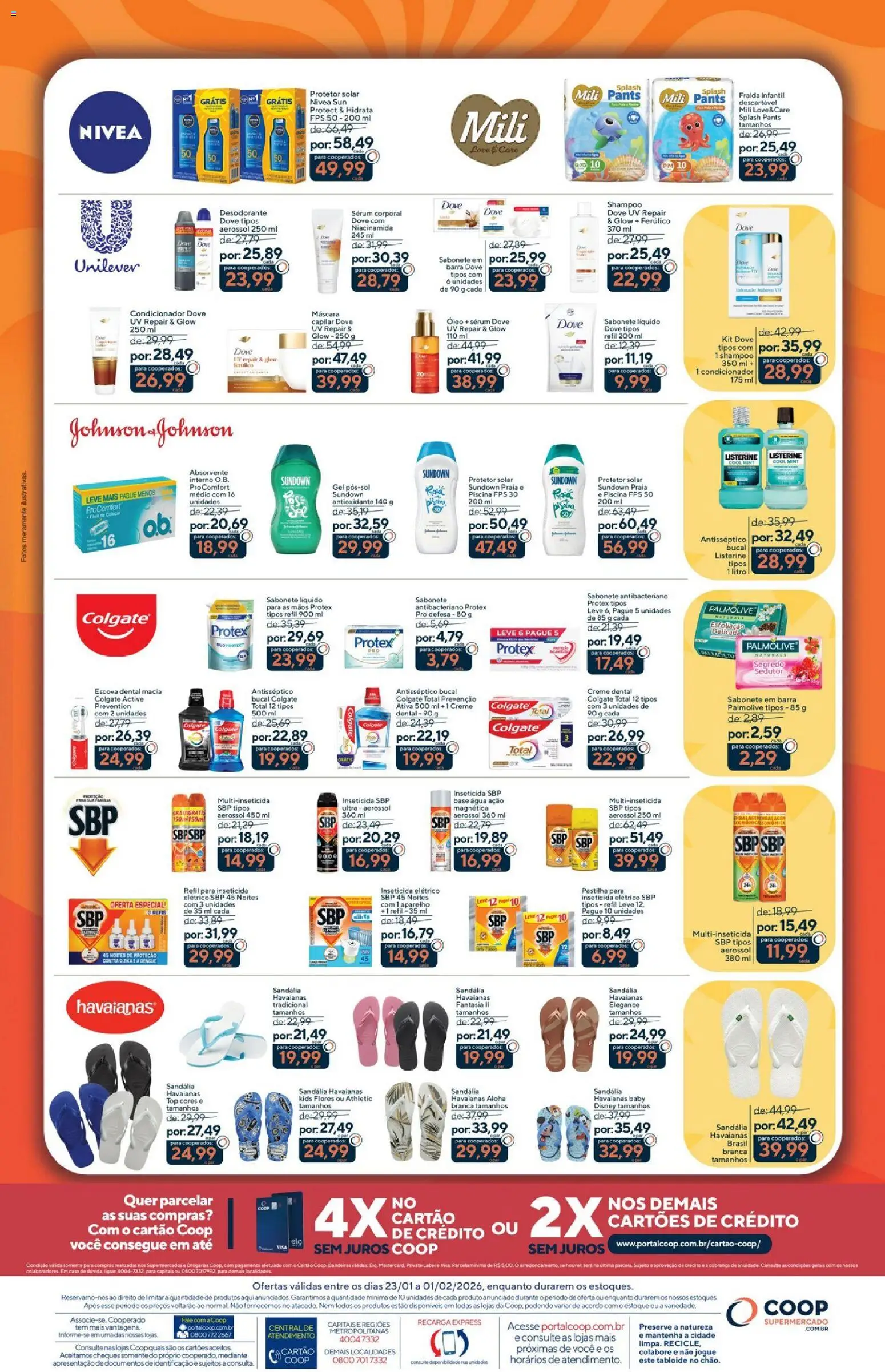 Coop Folheto - válido de 23.01.2026 | Página: 2 | Produtos: Fantasia, Creme, Creme dental, Sabonete líquido