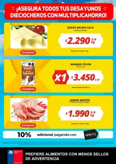 Unimarc ofertas  │ válido desde el 20.08.2025 | Página: 2 | Productos: Bolsa, Queso, Jamón, Manjar