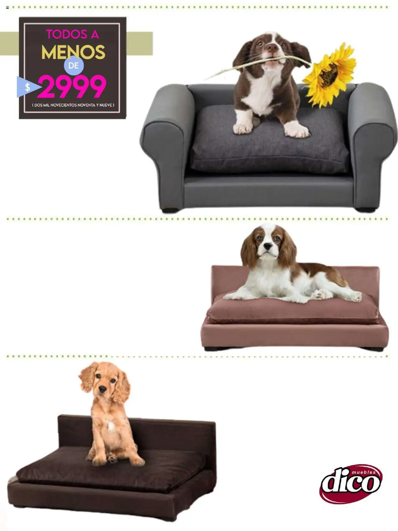 Nuevas ofertas de Muebles Dico válidas en toda la República Mexicana desde el 16.10.2025. ¡Encuentra las mejores ofertas en Muebles Dico - Catálogo Precios Inigualables! | Página: 7