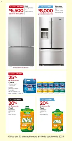 Vista previa de LG refrigerador 25', Refrigerador 25', nuevo folleto de la tienda, válido en México a partir del 22.09.2025 | Página: 11