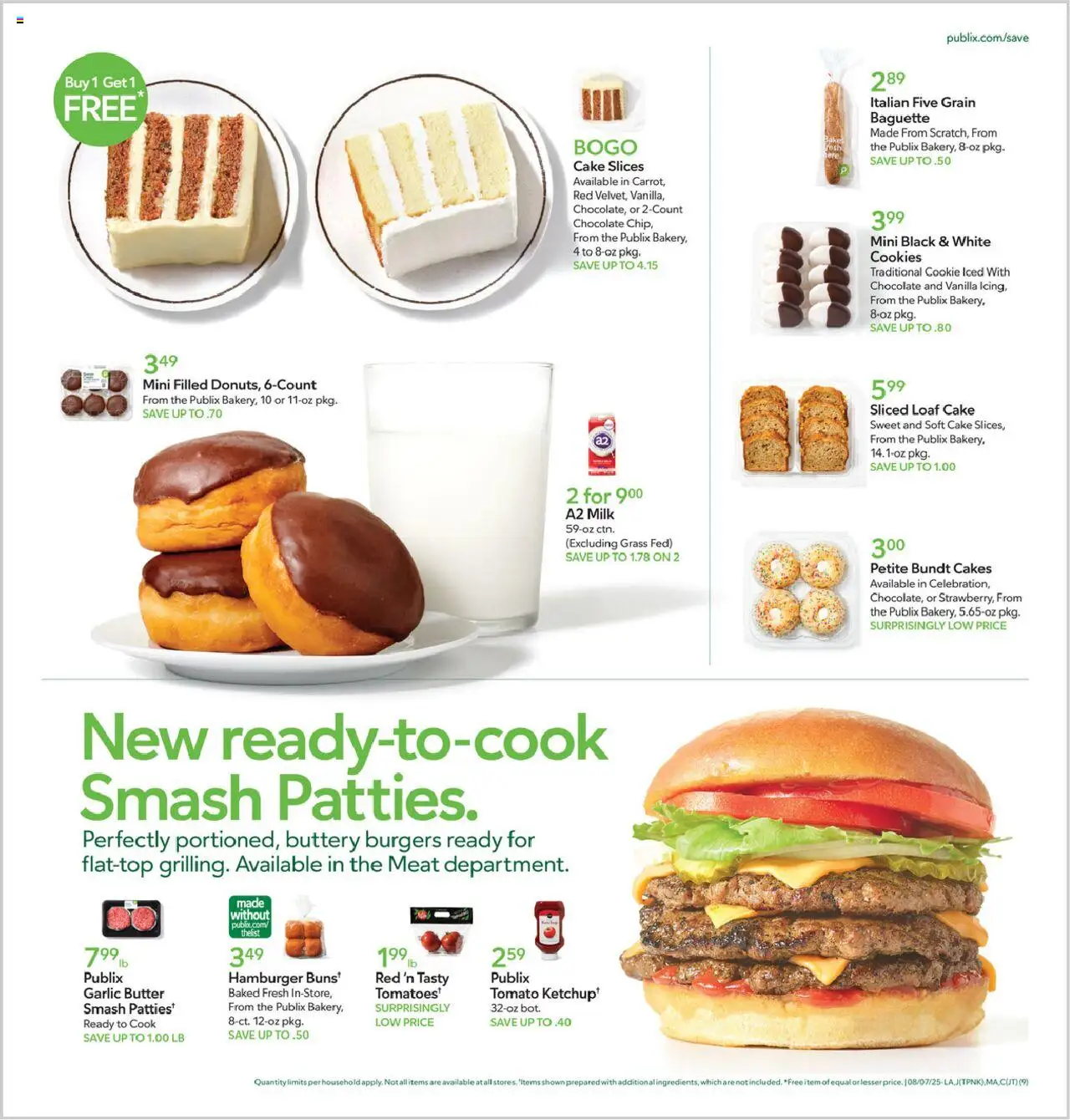 Publix Weekly Ad - valid from 06.08.2025 | Page: 9 | Products: Milk, Butter, Chocolate, Cookies