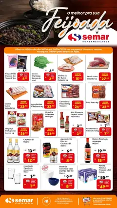 Semar Supermercado ofertas Feijoada  - Pré-Visualização do folheto da loja Semar Supermercado, válido de 14.04.2026