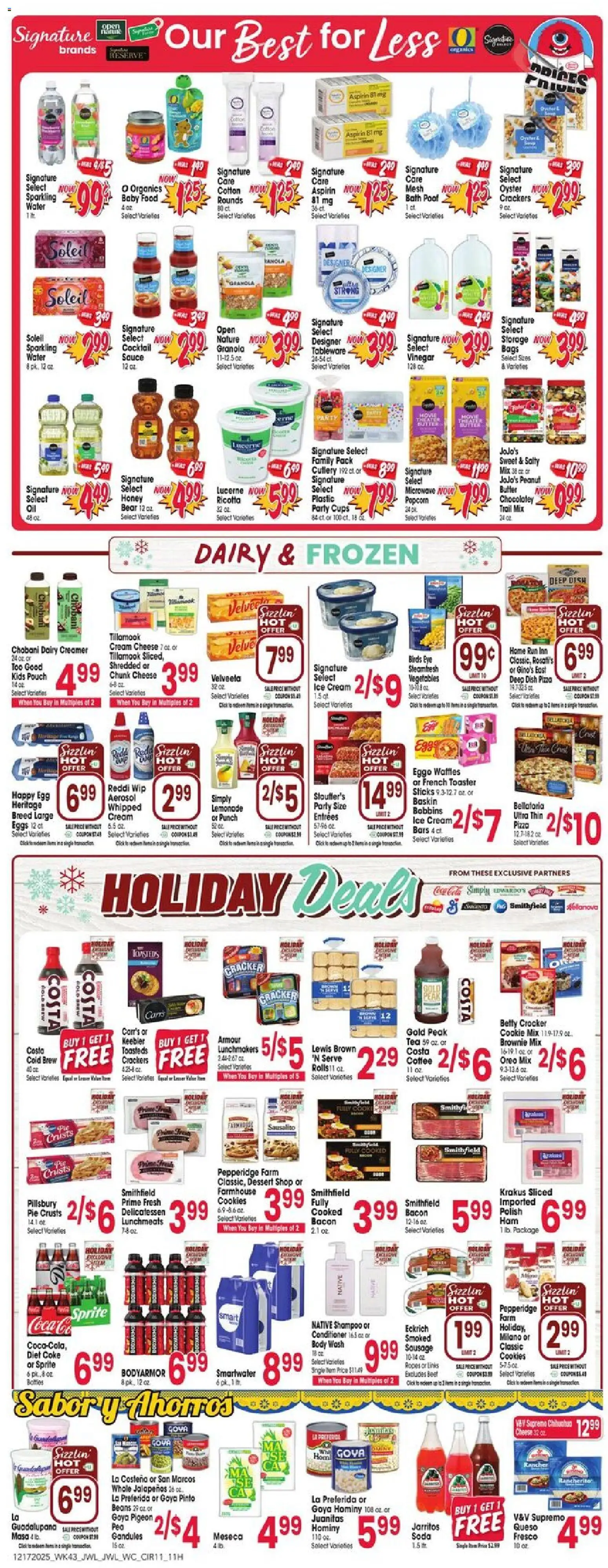Jewel Osco Weekly Ad - valid from 17.12.2025 | Page: 11 | Products: Bath, Microwave, Ice cream, Beet