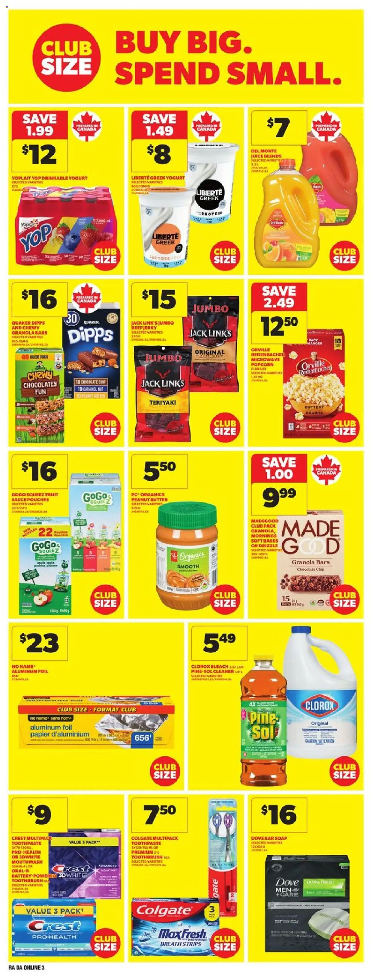 Atlantic Superstore flyer valid from 14.08.2025 | Page: 12 | Products: Soap, Toothpaste, Butter, Chocolate