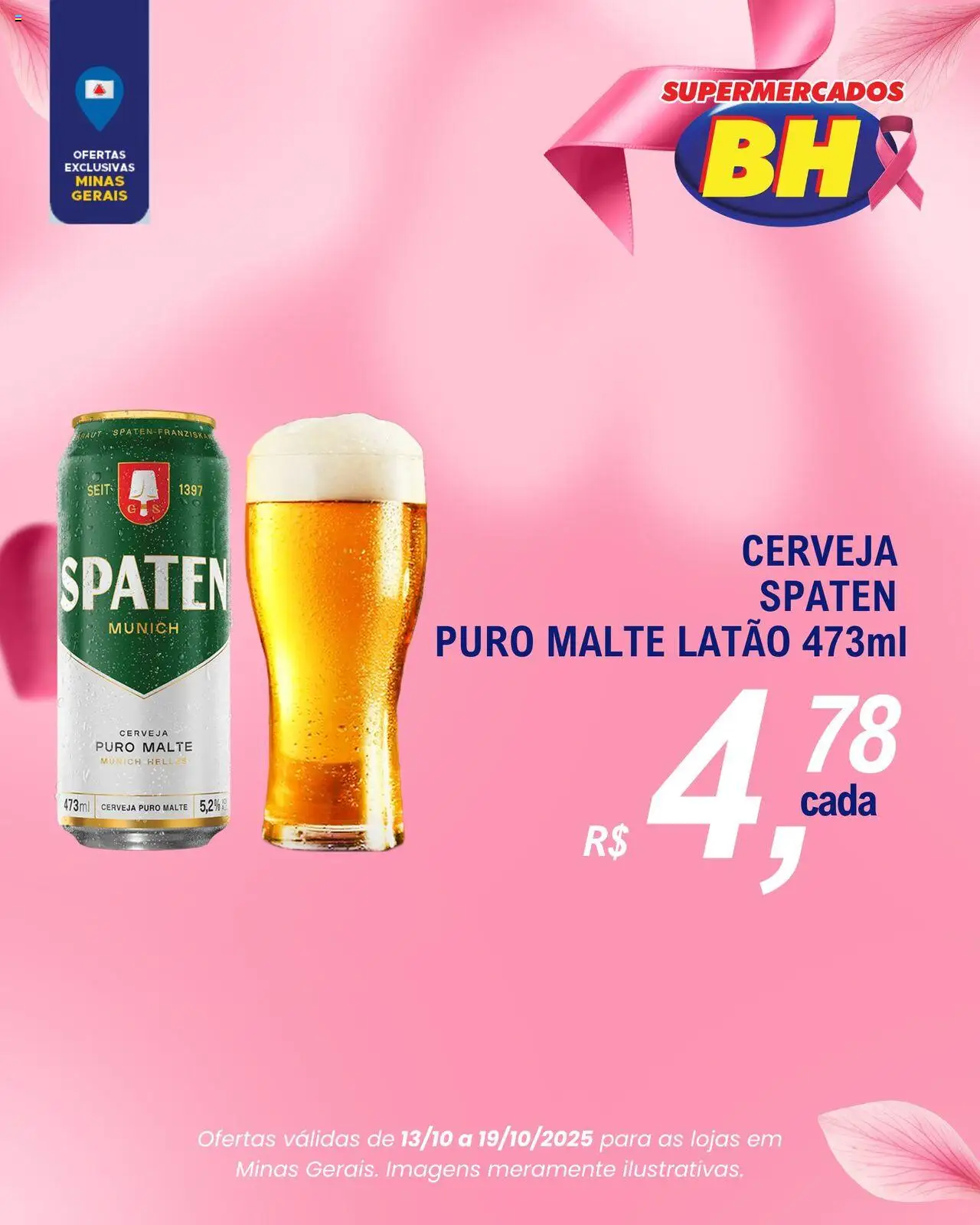 Supermercados BH Folheto - válido de 13.10.2025 | Página: 7 | Produtos: Cerveja