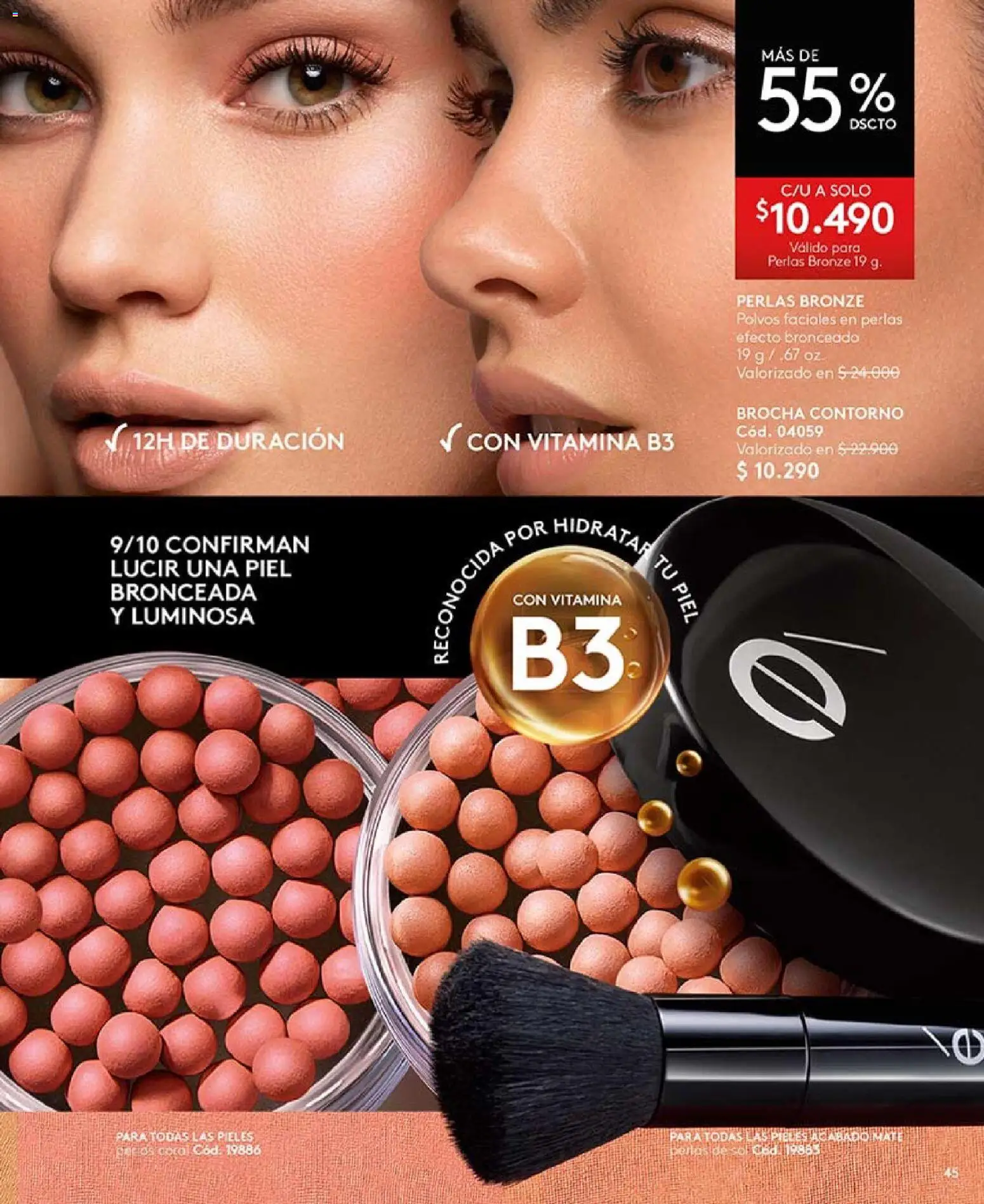 Catálogo Ésika Campaña 18 │ válido desde el 01.12.2025 | Página: 45 | Productos: Contorno, Mate