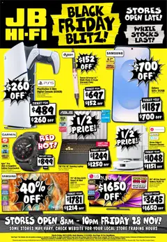 Preview of JB Hi-Fi Black Friday Blitz Catalogue - valid from 28.11.2025
