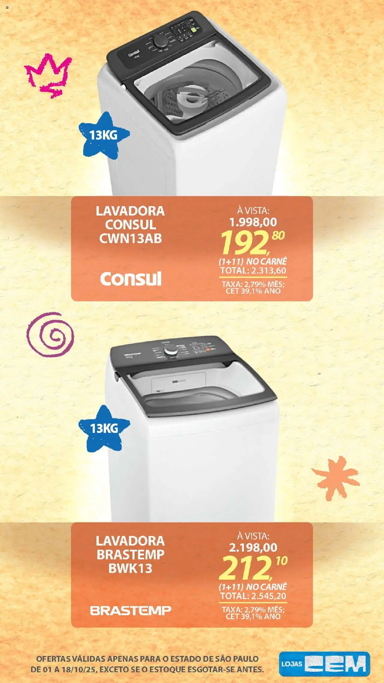 Lojas Cem Folheto - válido de 01.10.2025 | Página: 28 | Produtos: Carne
