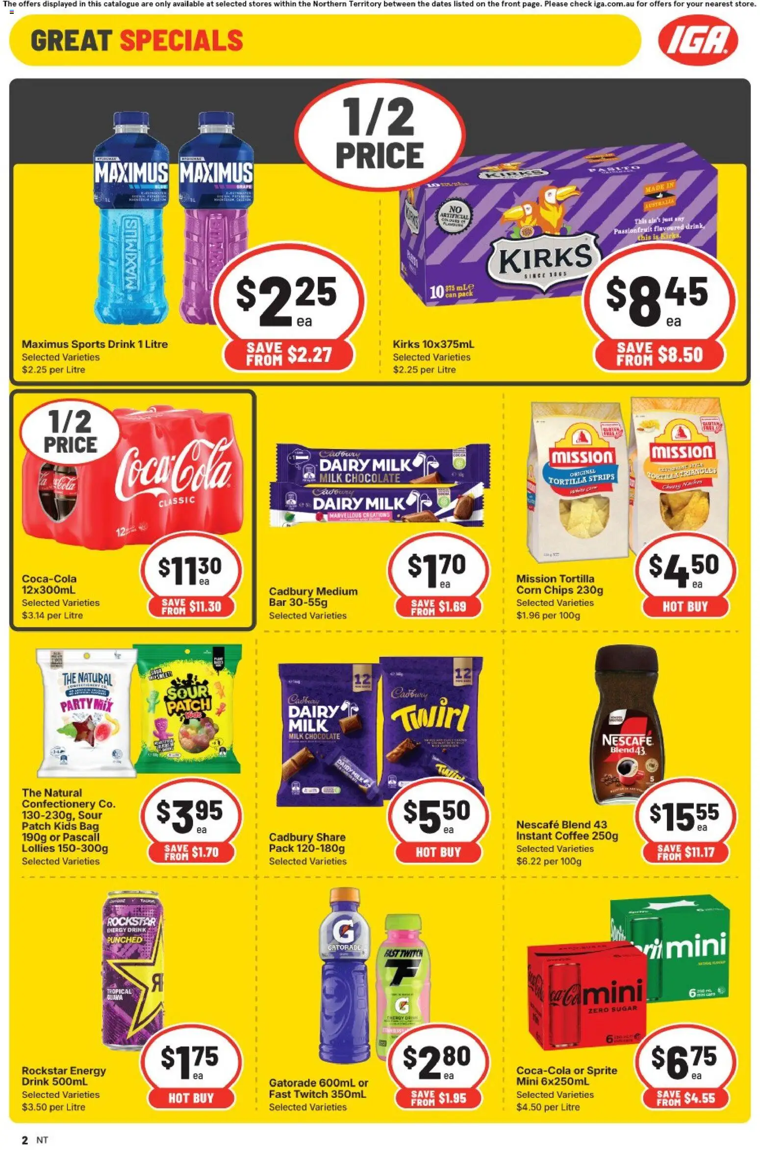 IGA catalogue - valid from 07.01.2026 | Page: 2 | Products: Chicken, Deodorant, Dog food, Turkey