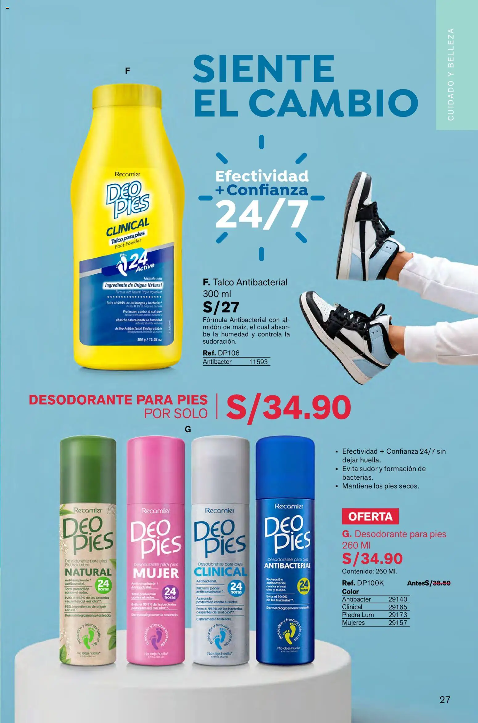 Catálogo Leonisa válido desde 26.12.2025 | Página: 27 | Productos: Desodorante, Antitranspirante