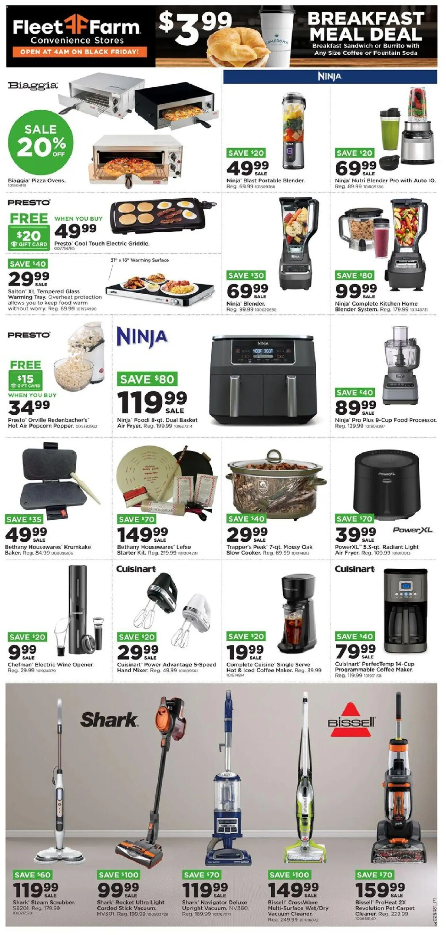 Mills Fleet Farm Black Friday - valid from 26.11.2025 | Page: 5 | Products: Blender, Pizza, Wine, Starter