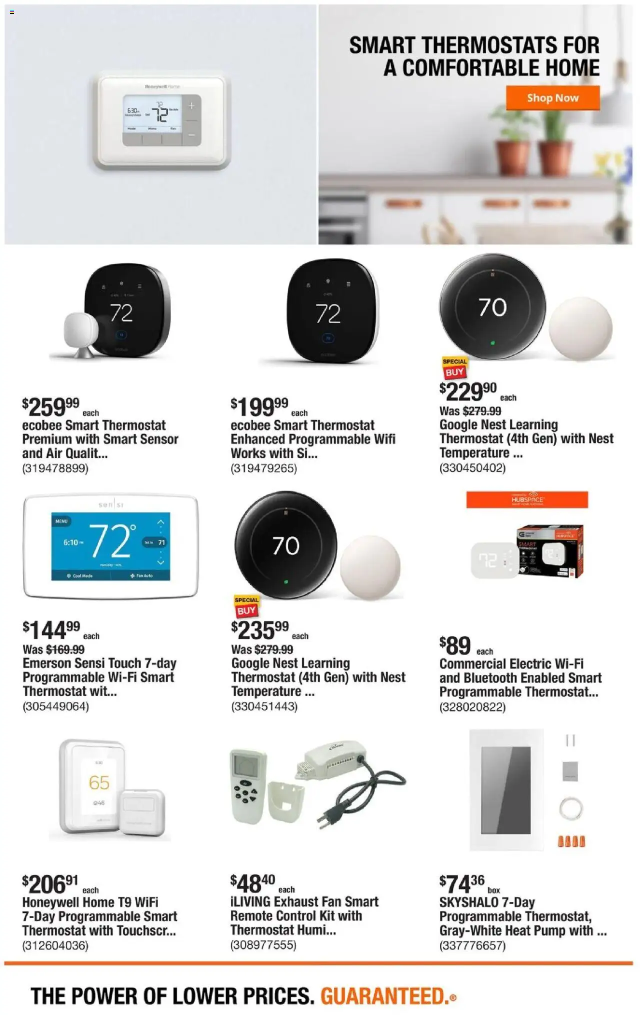 Home Depot Weekly Ad - valid from 16.10.2025 | Page: 6 | Products: Pump, Sensor, Thermostat, Fan