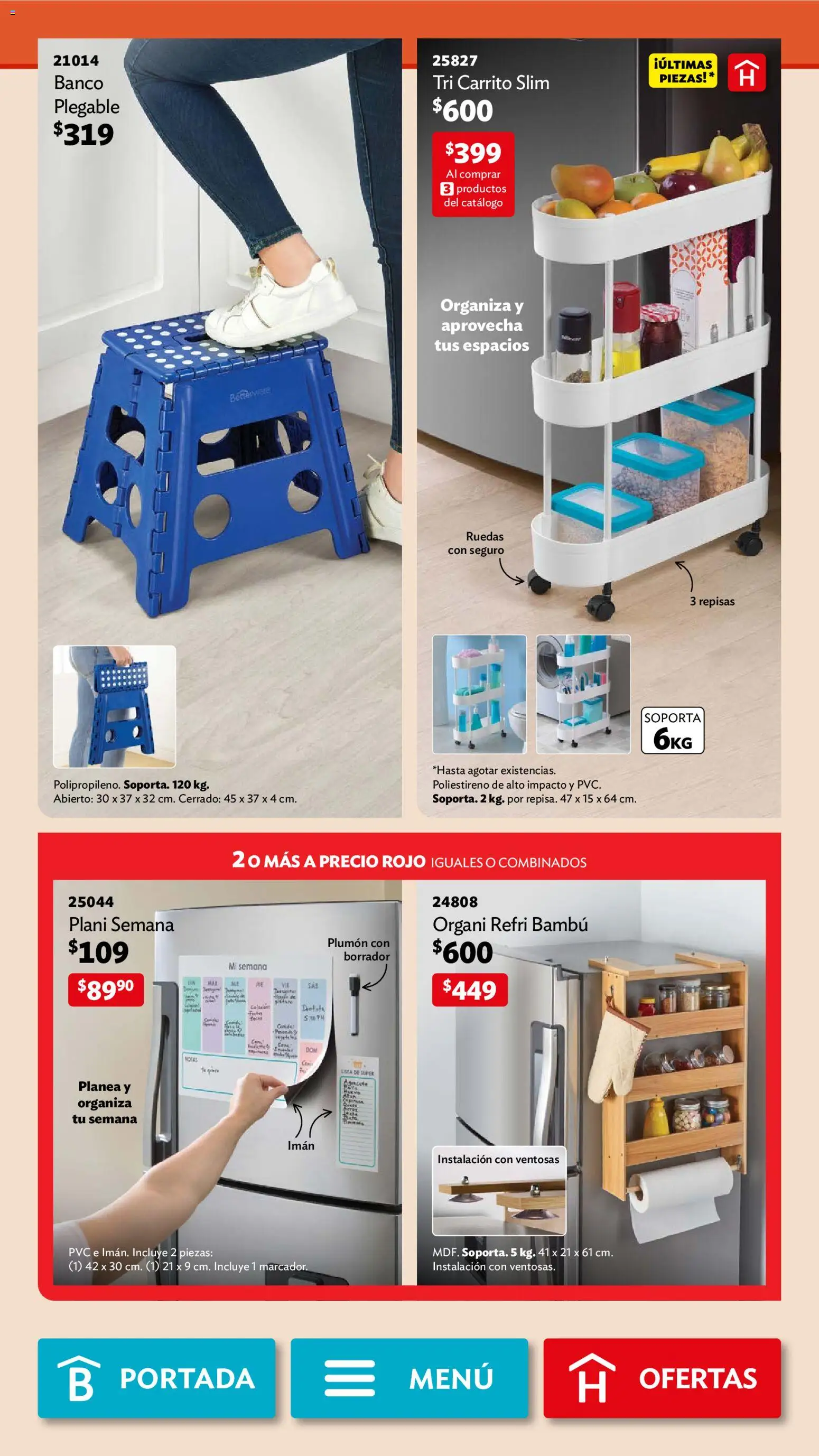 Nuevas ofertas de Betterware válidas en toda la República Mexicana desde el 02.02.2026. ¡Encuentra las mejores ofertas en Betterware campaña 2 2026! | Página: 47 | Productos: Imán, Banco