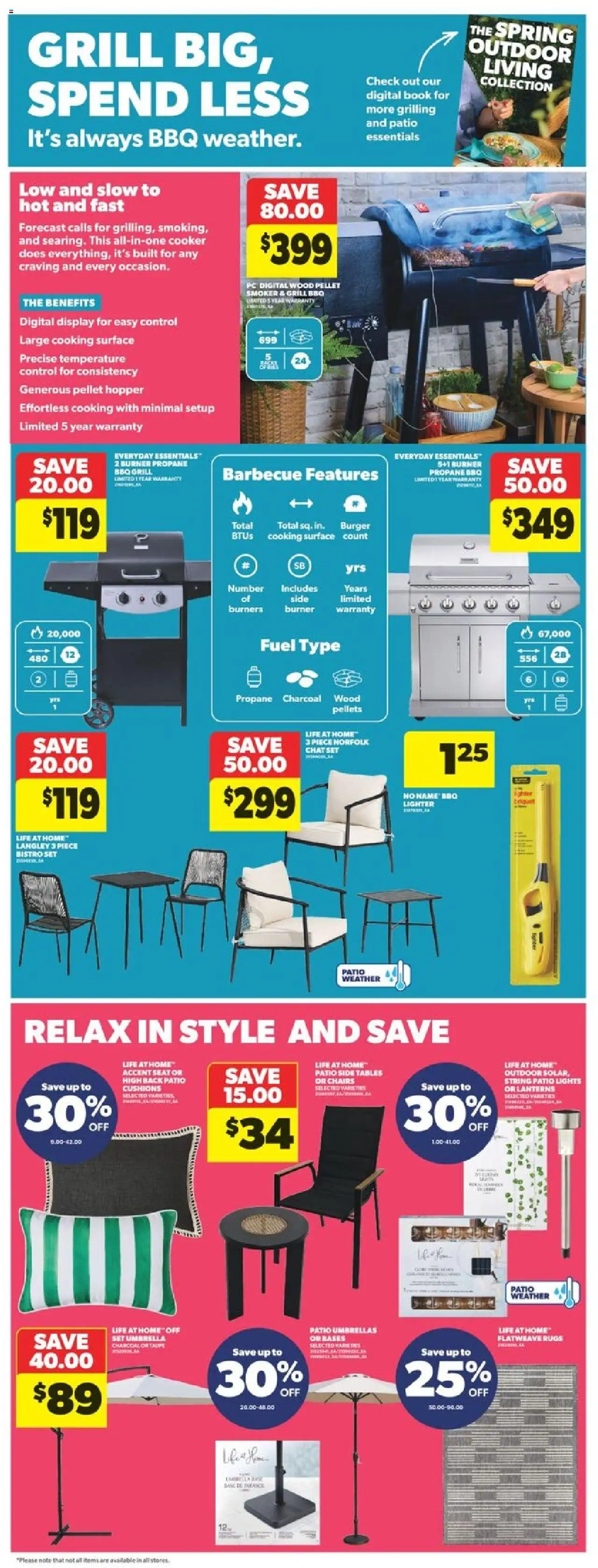 Real Canadian Superstore flyer valid from 29.05.2025 | Page: 28 | Products: Umbrella, PC, Grill, Cooker