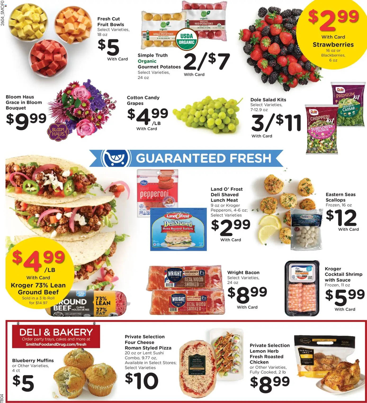 Smith's Weekly Ad - valid from 25.02.2026 | Page: 10 | Products: Beef, Strawberries, Salad, Oven