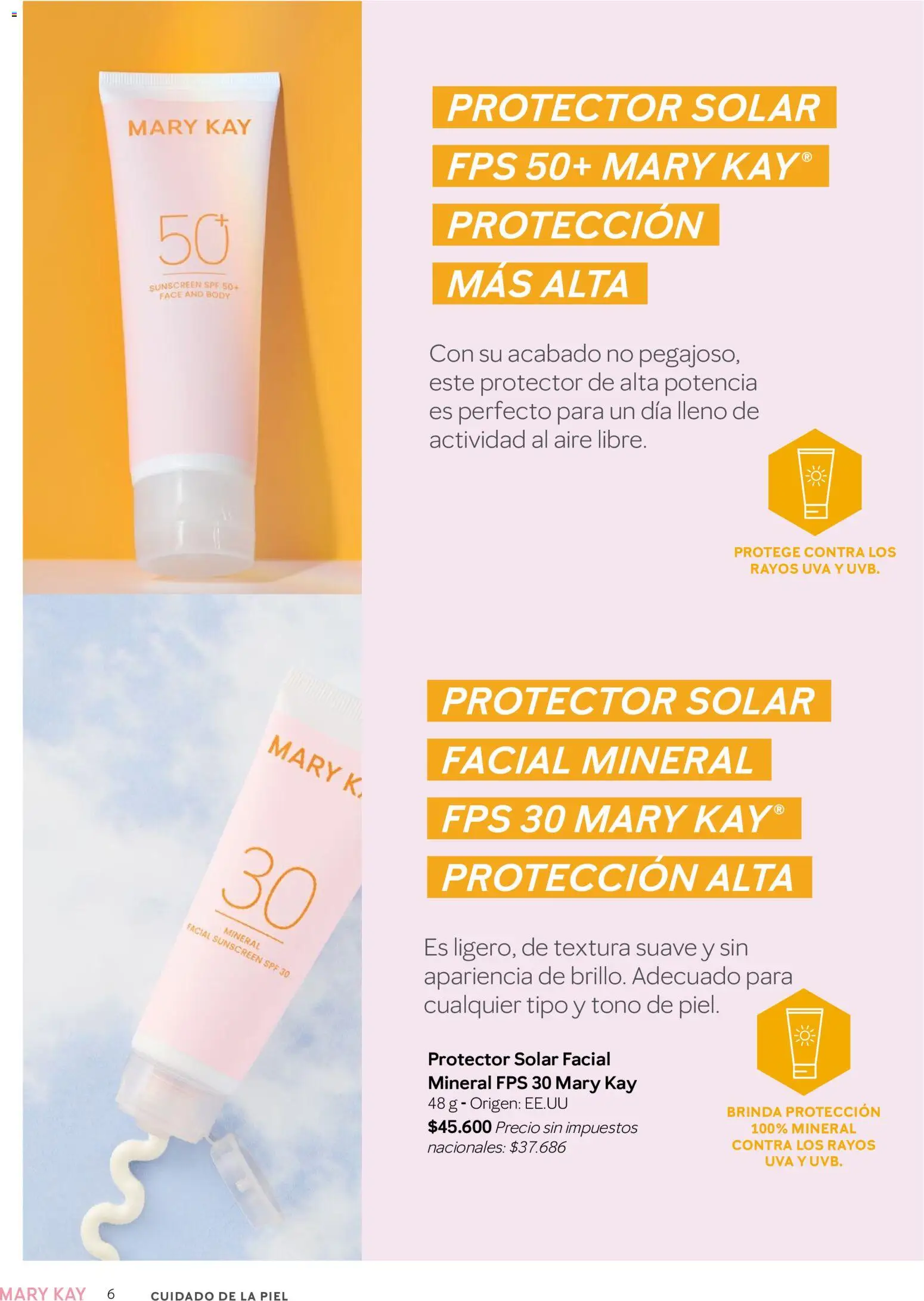 Mary Kay - Look Primavera 2025 │ válido desde el 01.11.2025 | Página: 6 | Productos: Body, Protector solar, Uva