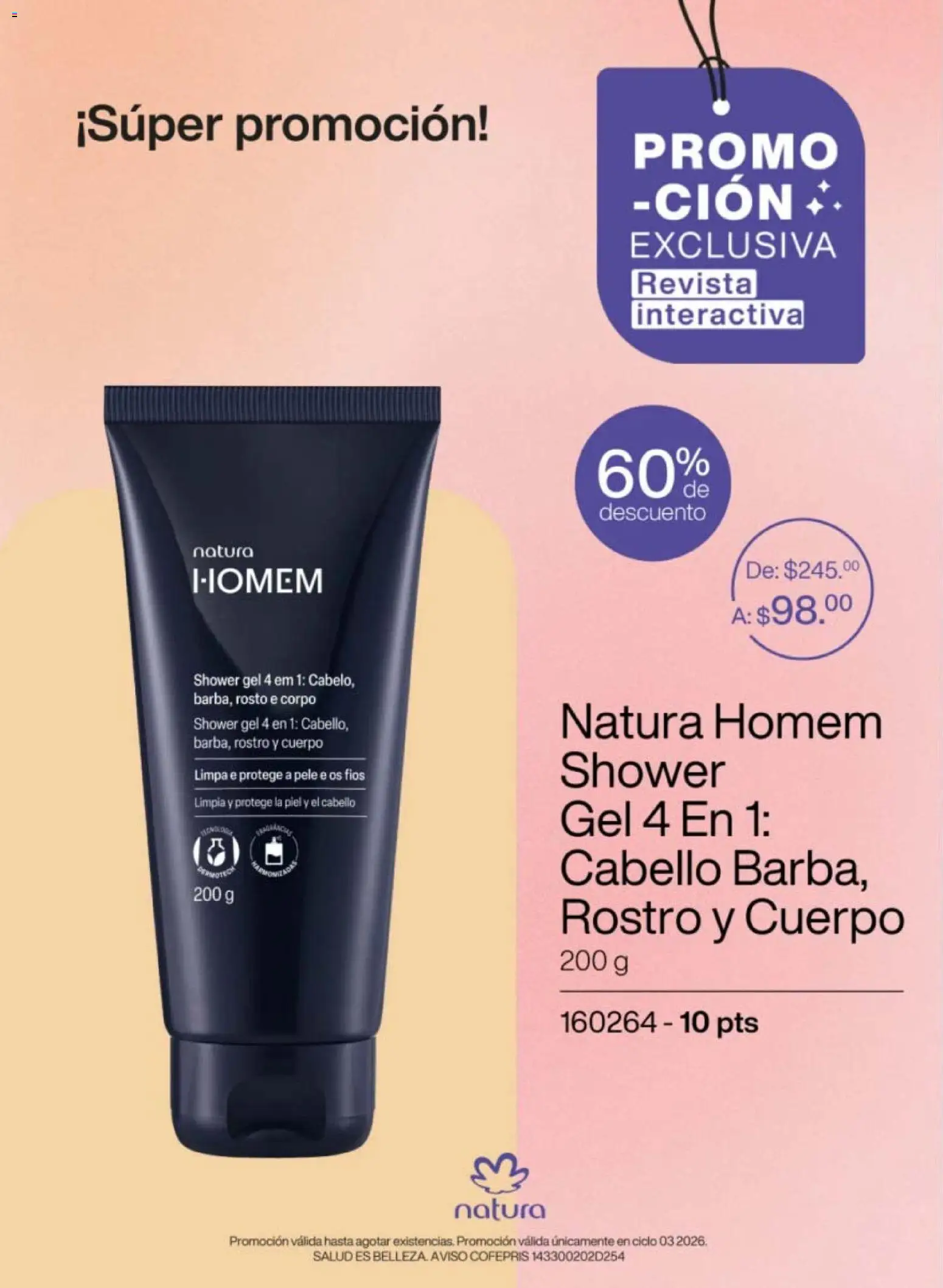 Nuevas ofertas de Natura válidas en toda la República Mexicana desde el 30.01.2026. ¡Encuentra las mejores ofertas en Natura campaña 3 2026! | Página: 8