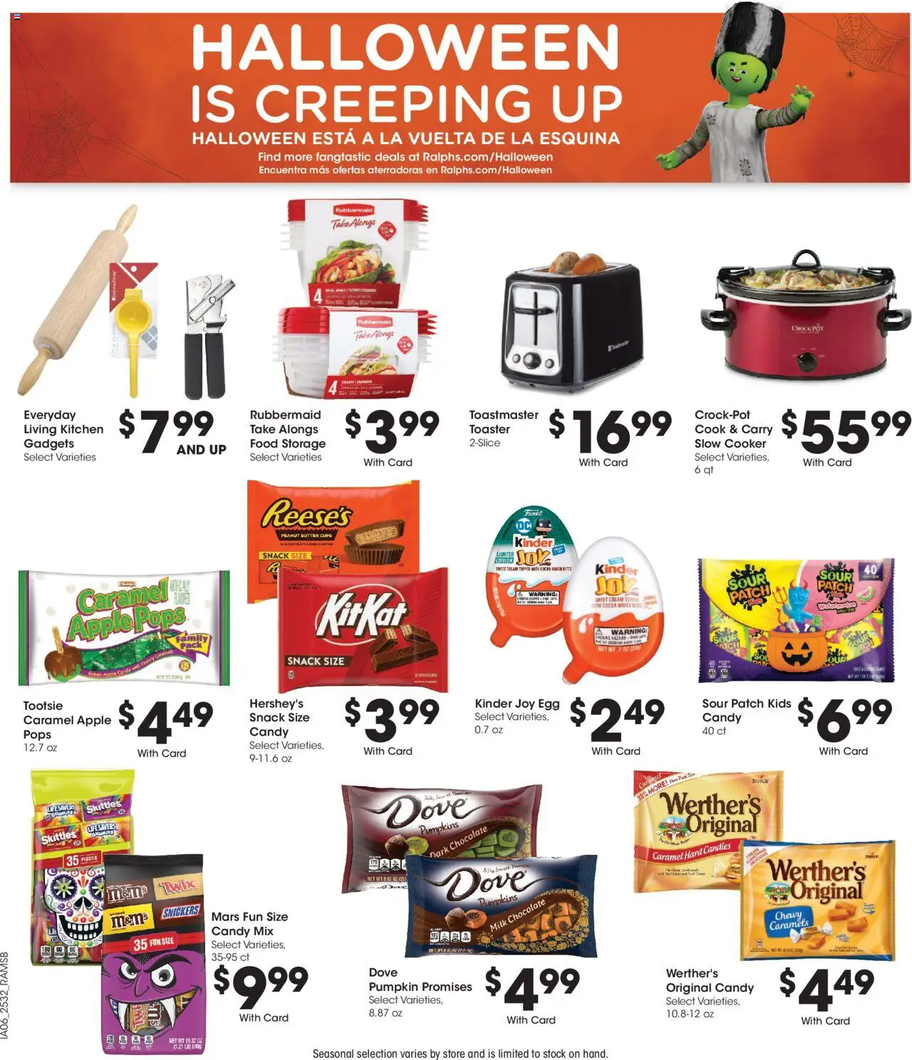 Ralphs Weekly Ad - valid from 10.09.2025 | Page: 14 | Products: Cooker, Milk, Butter, Candies