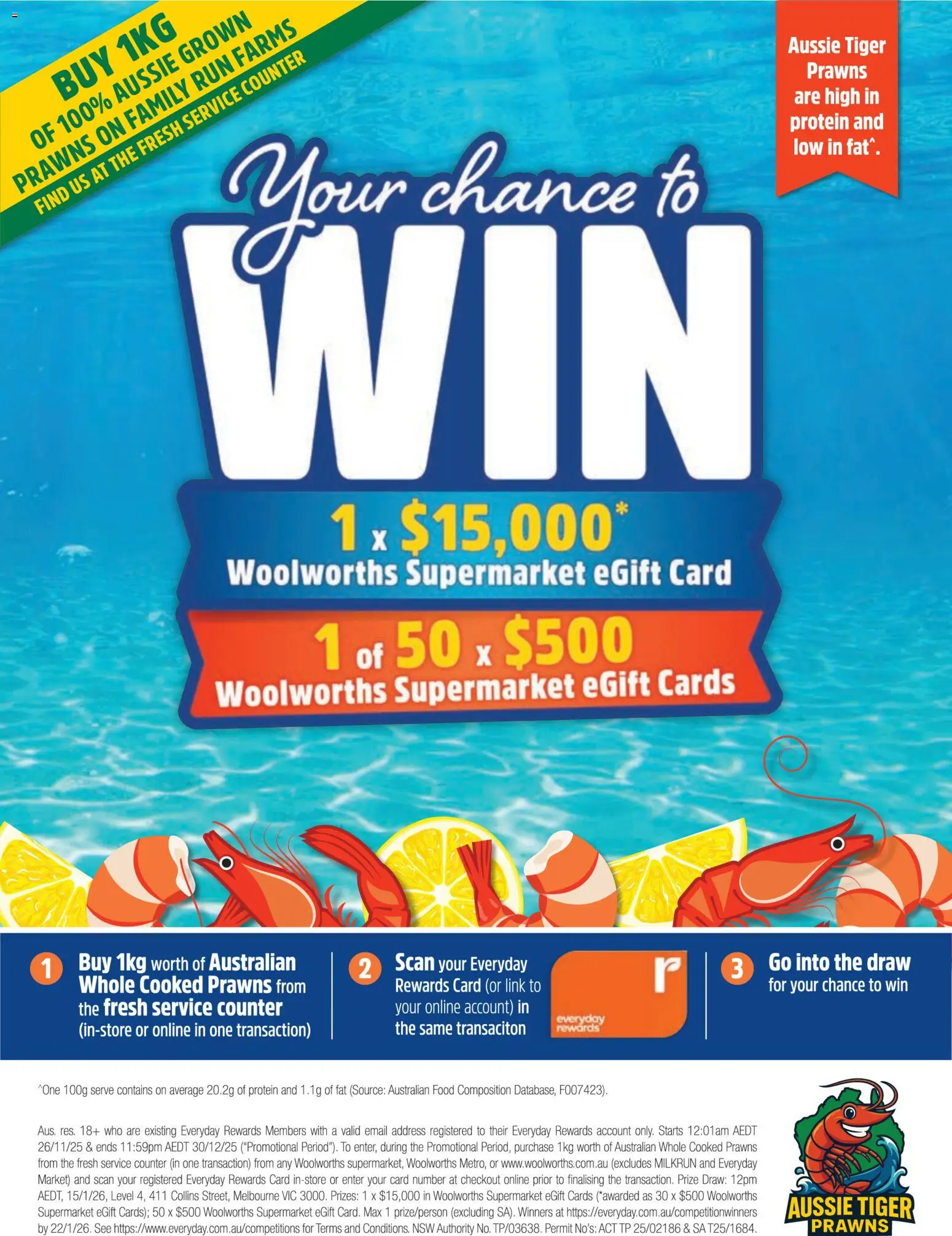 Woolworths catalogue - valid from 01.12.2025 | Page: 52 | Products: Prawns