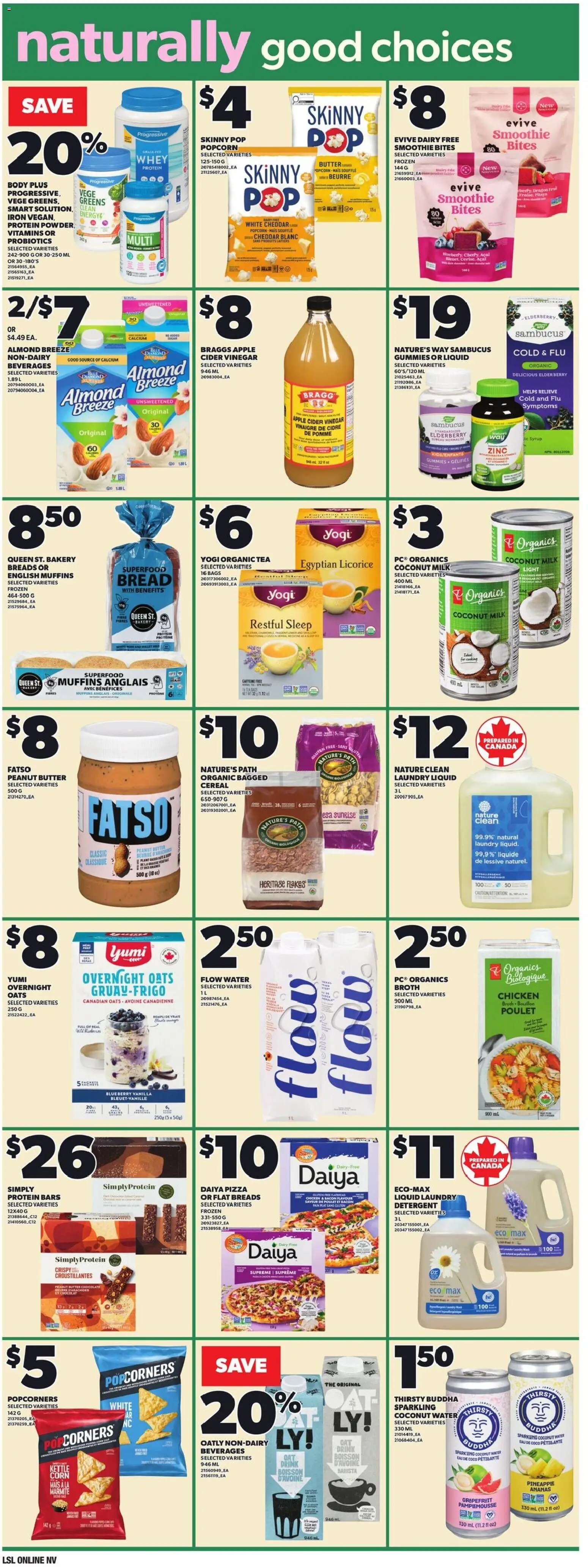 Loblaws flyer valid from 08.01.2026 | Page: 10 | Products: Tea, Flakes, Iron, Bread