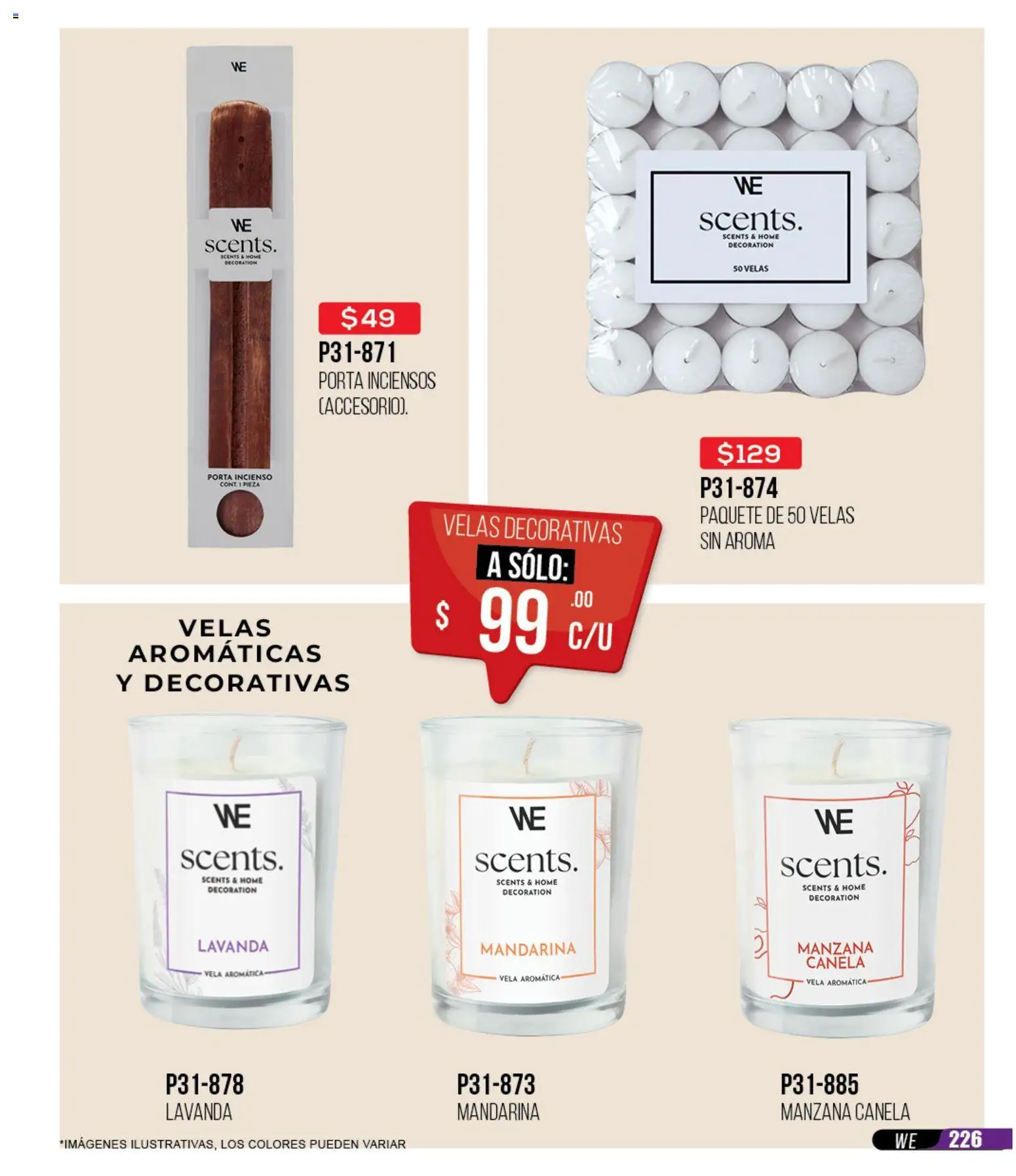 Nuevas ofertas de Cklass válidas en toda la República Mexicana desde el 30.11.2025. ¡Encuentra las mejores ofertas en Cklass catálogo Rebajas Navideñas Calzado! | Página: 658 | Productos: Manzana, Vela